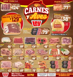 Vista previa de Casa Ley folleto Carnes y Aves, nuevo folleto de la tienda, válido en México a partir del 17.02.2026