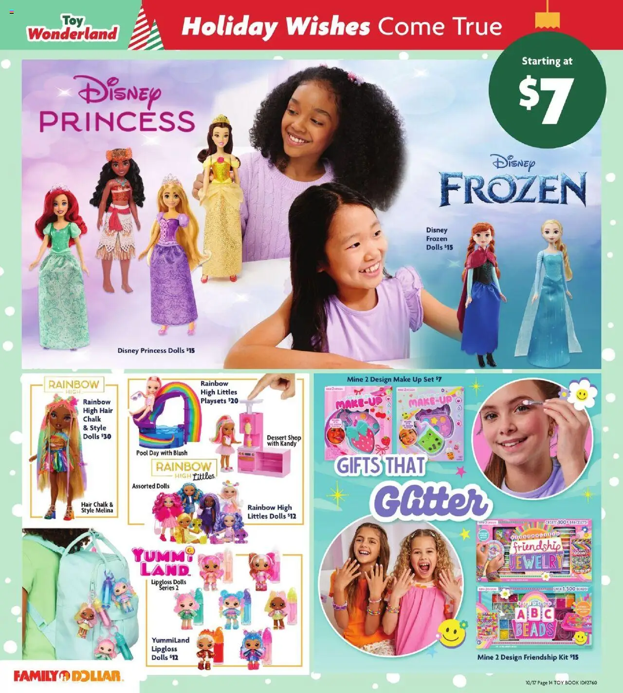 Family Dollar Toy Book - valid from 17.10.2025 | Page: 14 | Products: Make up, Blush