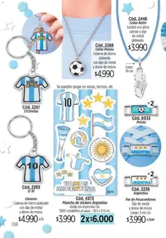 Vista previa modil - Campaña 7 válido desde el 20.03.2026 | Página: 128 | Productos: Collar, Dije, Cadena, Pelota