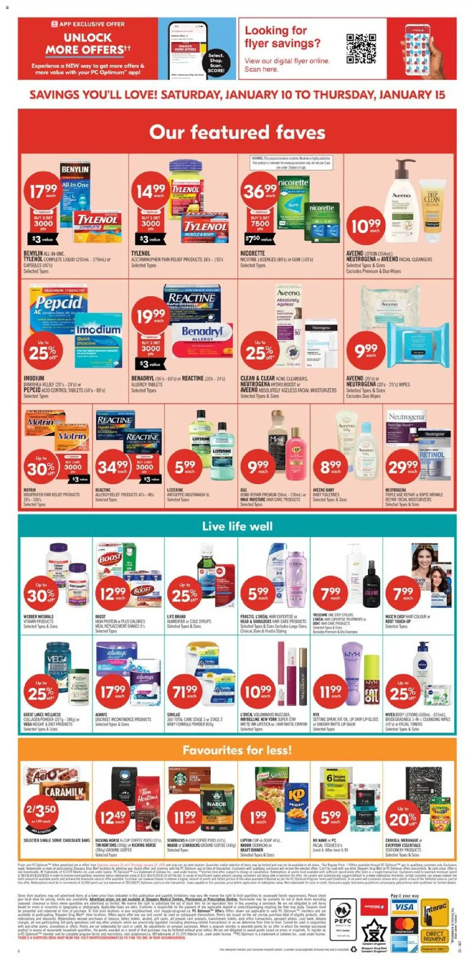 Shoppers flyer valid from 09.01.2026 | Page: 17 | Products: PC, Powder, Lip gloss, Chocolate