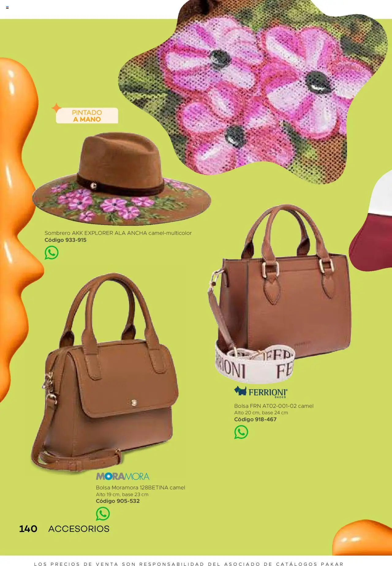 Nuevas ofertas de SC Pakar válidas en toda la República Mexicana desde el 31.01.2025. ¡Encuentra las mejores ofertas en SC Pakar catálogo Ropa! | Página: 140 | Productos: Sombrero, Bolsa