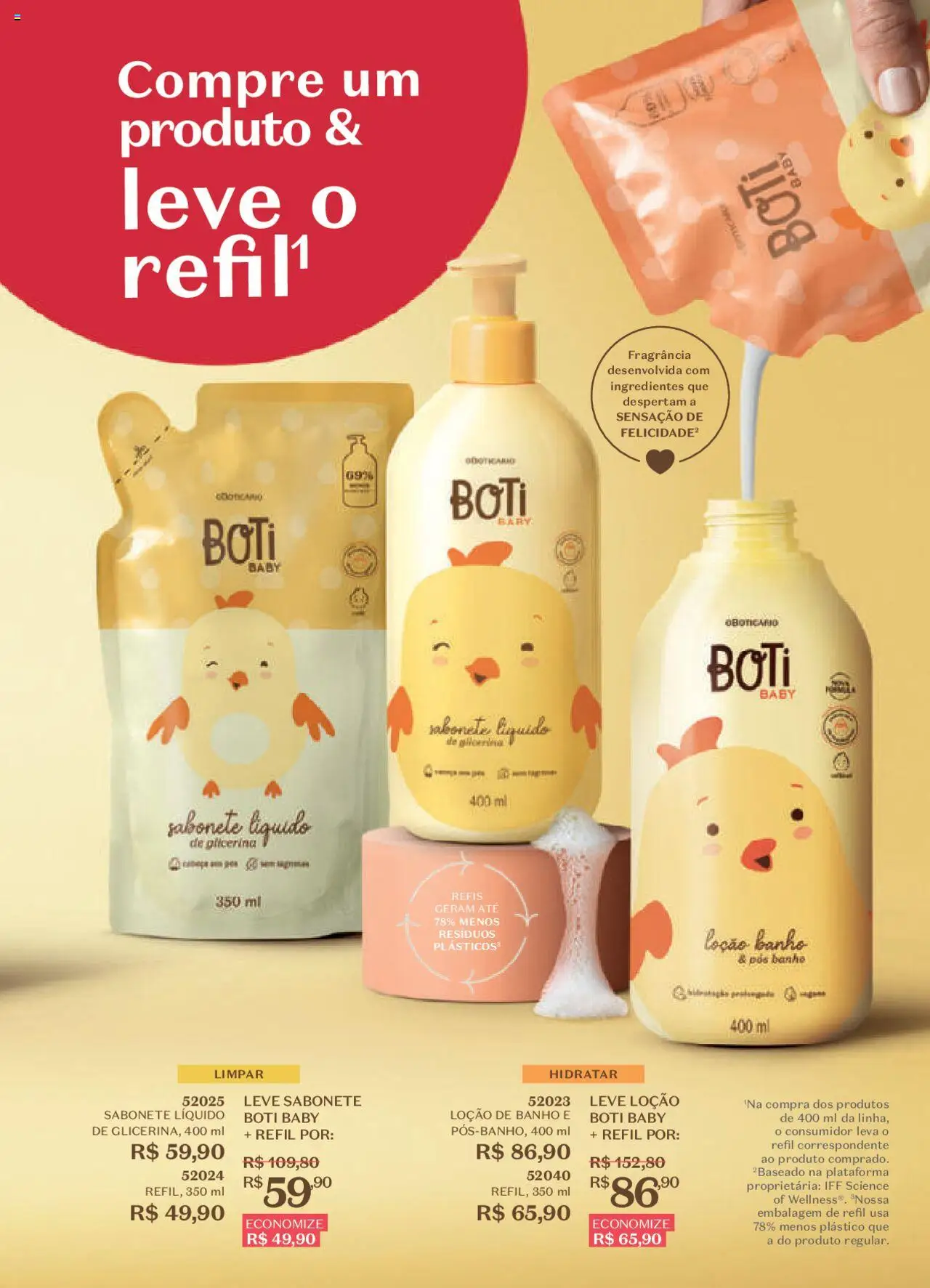 O Boticário Folheto - válido de 13.10.2025 | Página: 93 | Produtos: Fragrância, Baby boti, Sabonete, Sabonete líquido