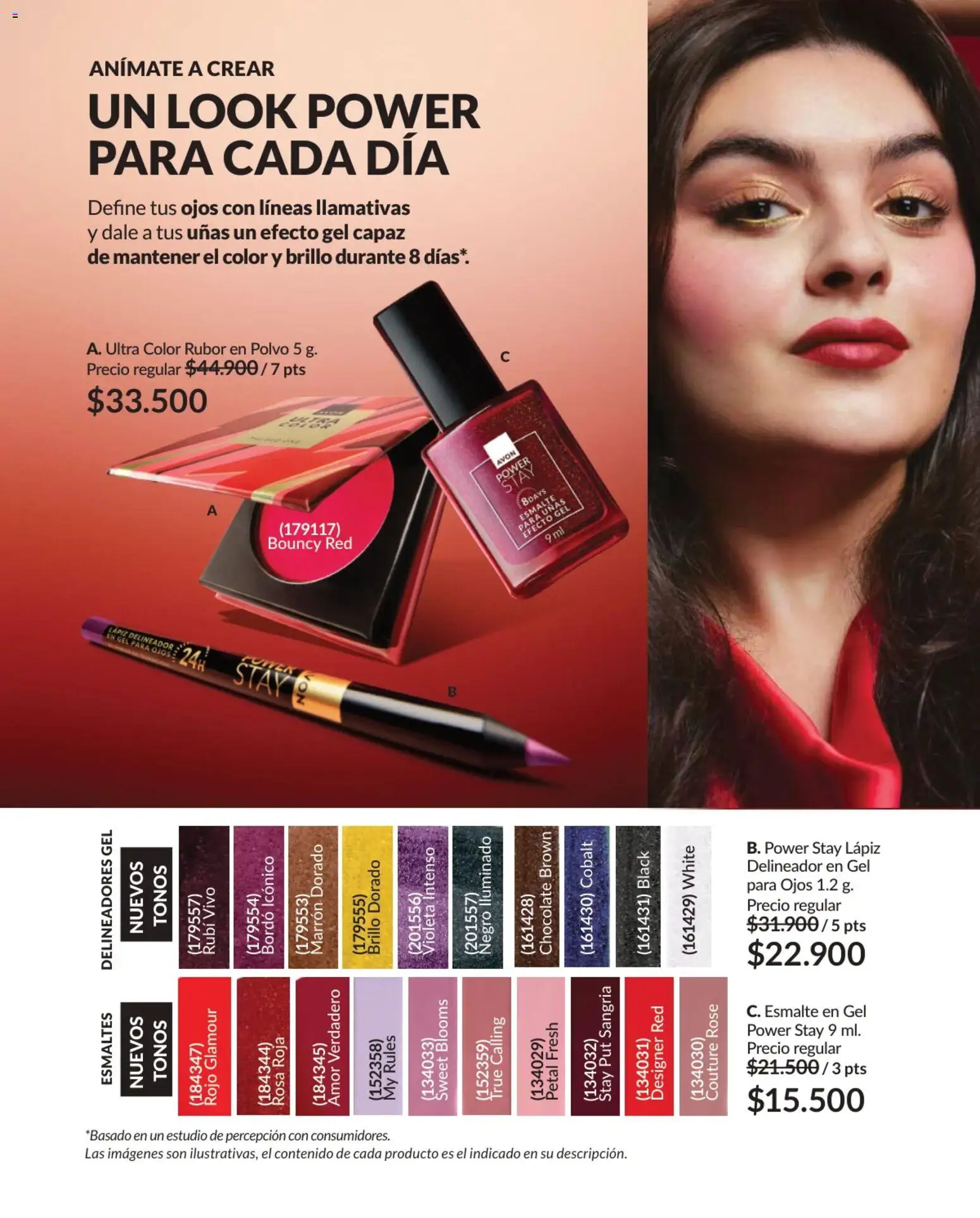 Avon revista - valida desde el 02.01.2026 | Página: 46 | Productos: Rubor, Brillo, Delineador, Chocolate