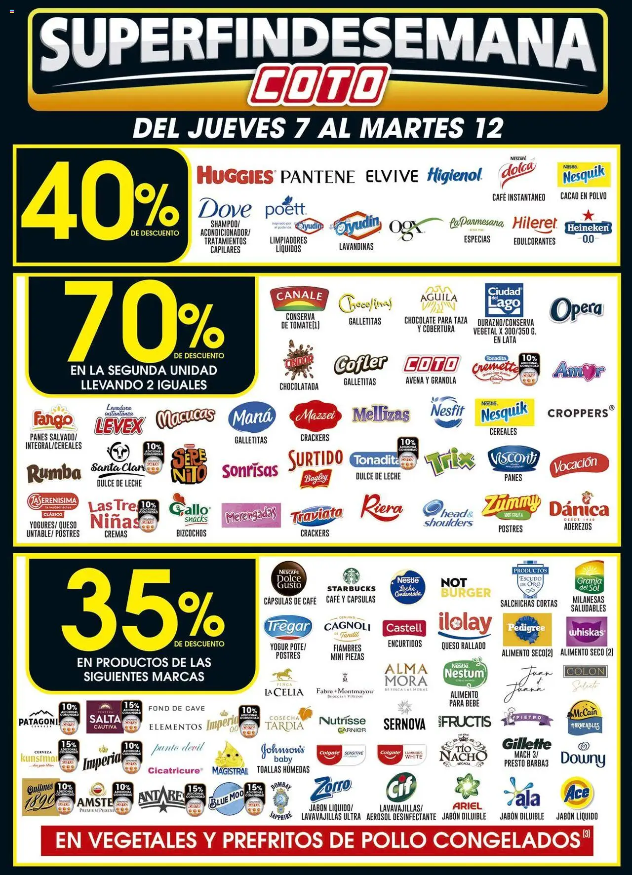 Coto promos │ válido desde el 07.08.2025 | Página: 1 | Productos: Jabón, Queso, Chocolate, Cacao