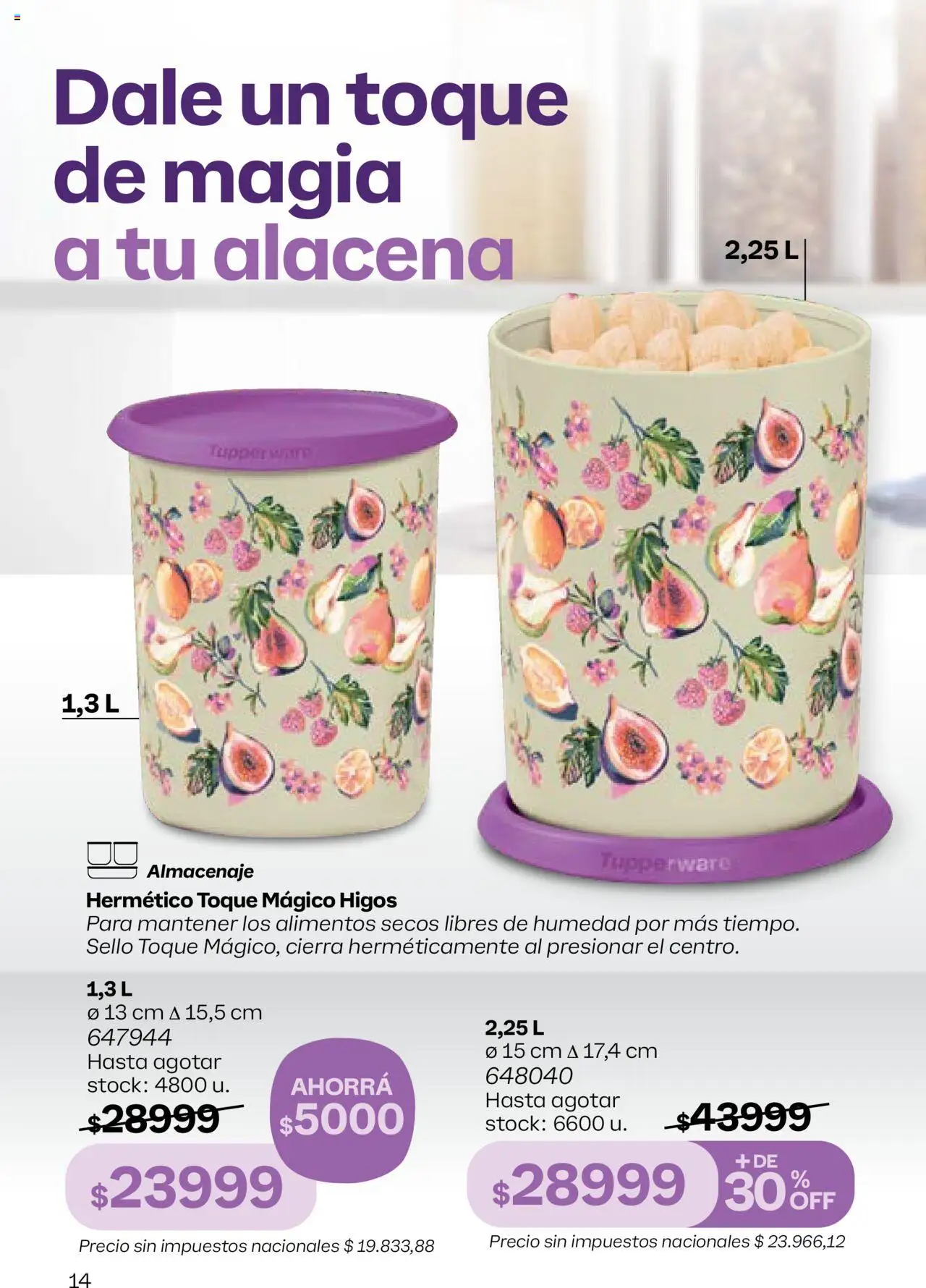 Tupperware Folleto │ válido desde el 11.08.2025 | Página: 15 | Productos: Alacena