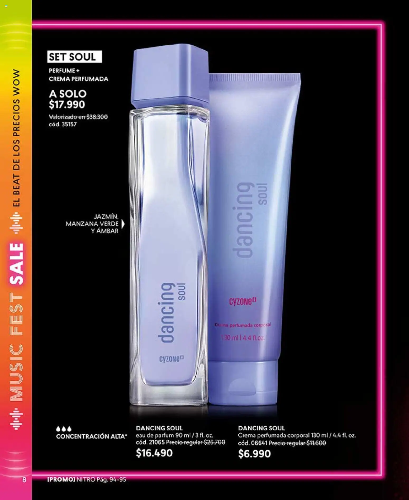 Catálogo CyZone Campaña 5 │ válido desde el 01.03.2026 | Página: 8 | Productos: Manzana, Perfume, Crema