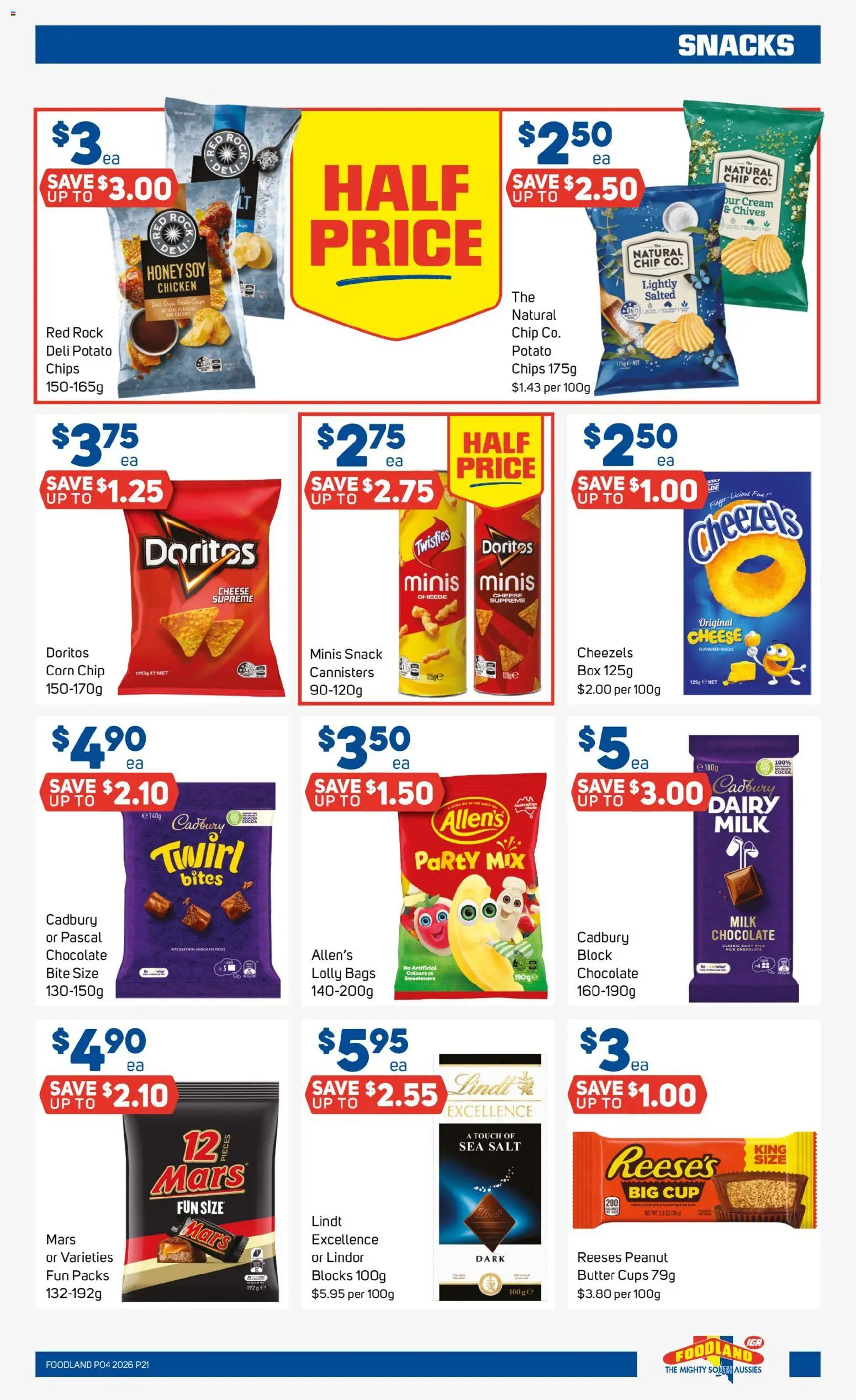 Foodland catalogue - valid from 21.01.2026 | Page: 21 | Products: Cups, Butter, Chocolate, Salt