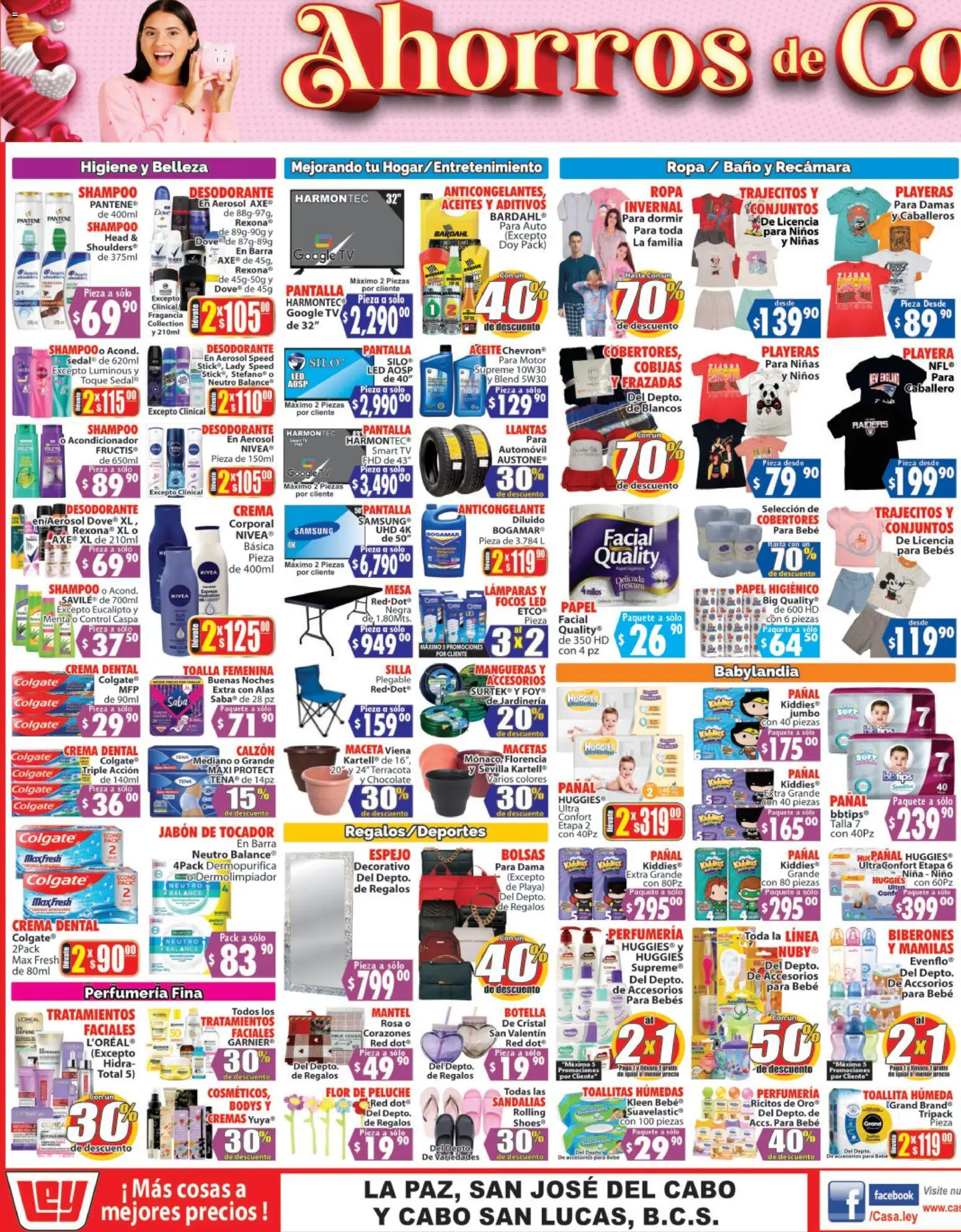 Nuevas ofertas de Casa Ley válidas en toda la República Mexicana desde el 31.01.2026. ¡Encuentra las mejores ofertas en Casa Ley folleto Autoservicio! | Página: 3 | Productos: Desodorante, Toalla, Botella, Espejo