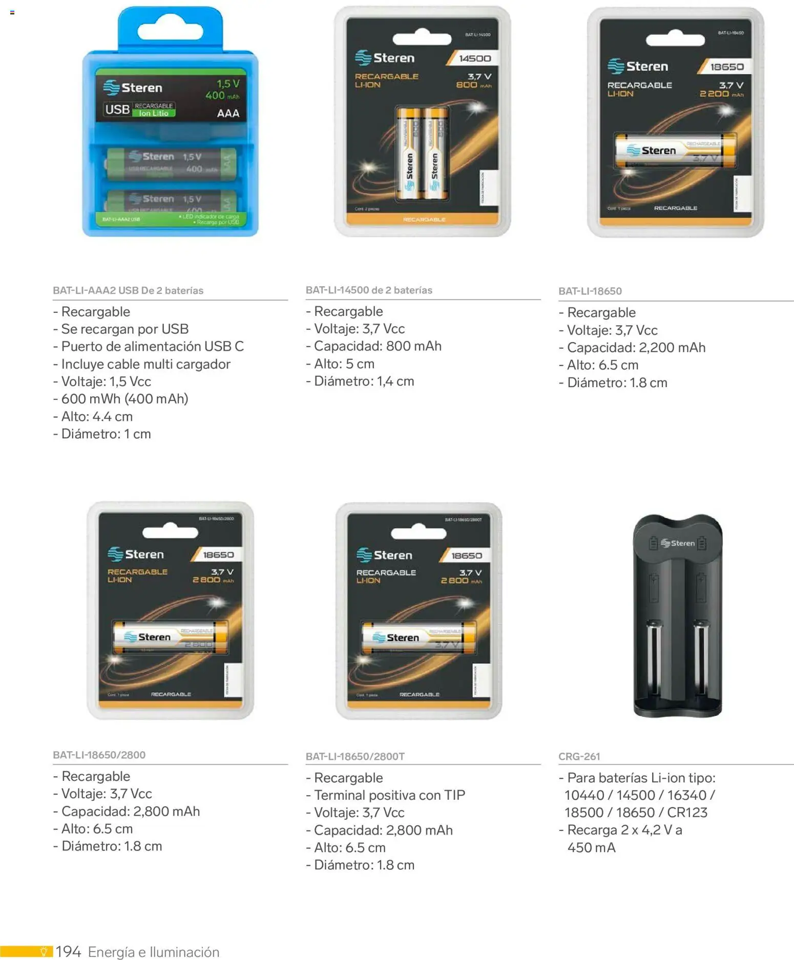 Nuevas ofertas de Steren válidas en toda la República Mexicana desde el 01.01.2026. ¡Encuentra las mejores ofertas en Steren catálogo! | Página: 206 | Productos: Usb, Cargador, Cable