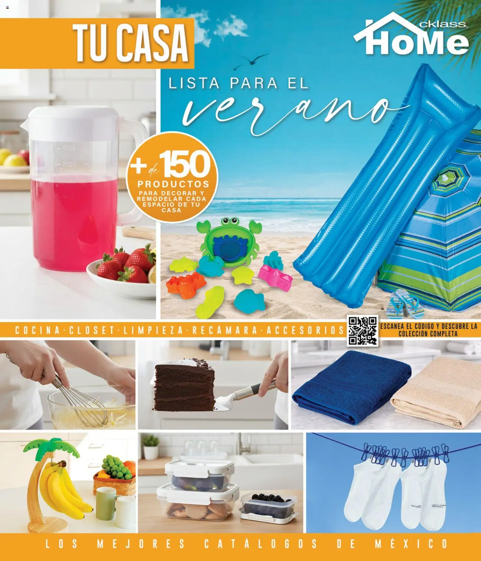 Nuevas ofertas de Cklass válidas en toda la República Mexicana desde el 05.03.2026. ¡Encuentra las mejores ofertas en Cklass catálogo Verano Home! | Página: 1 | Productos: Cocina