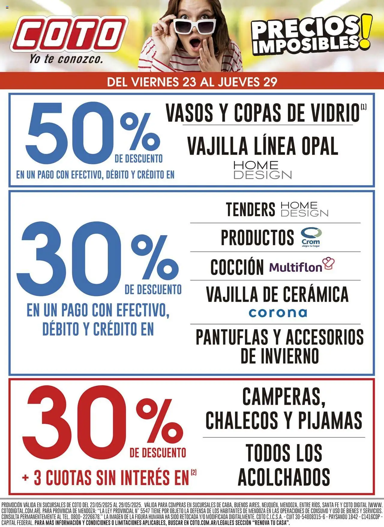 Coto renova │ válido desde el 23.05.2025 | Página: 1 | Productos: Té, Vasos