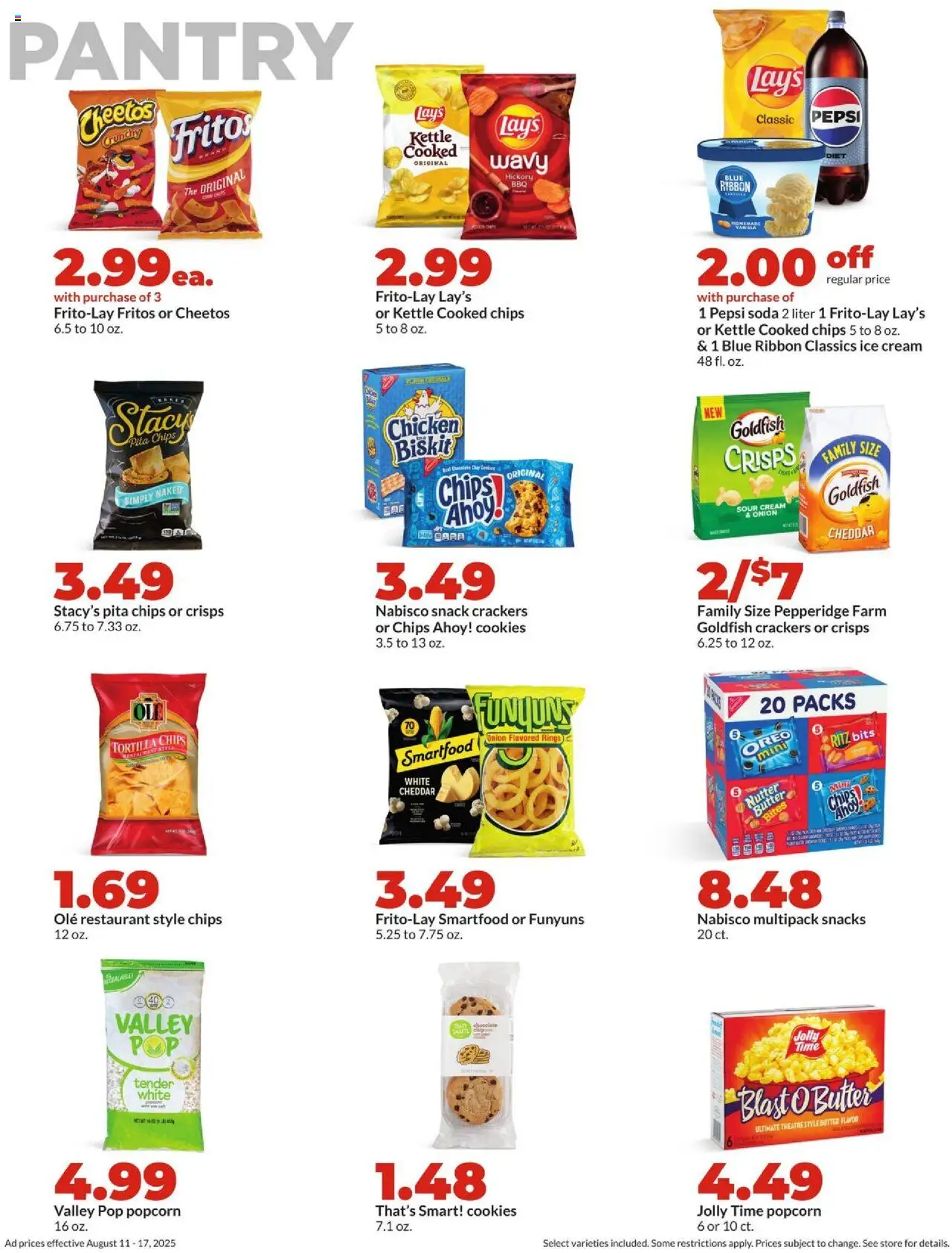 HyVee Weekly Ad - valid from 11.08.2025 | Page: 18 | Products: Butter, Sour cream, Cream, Kettle