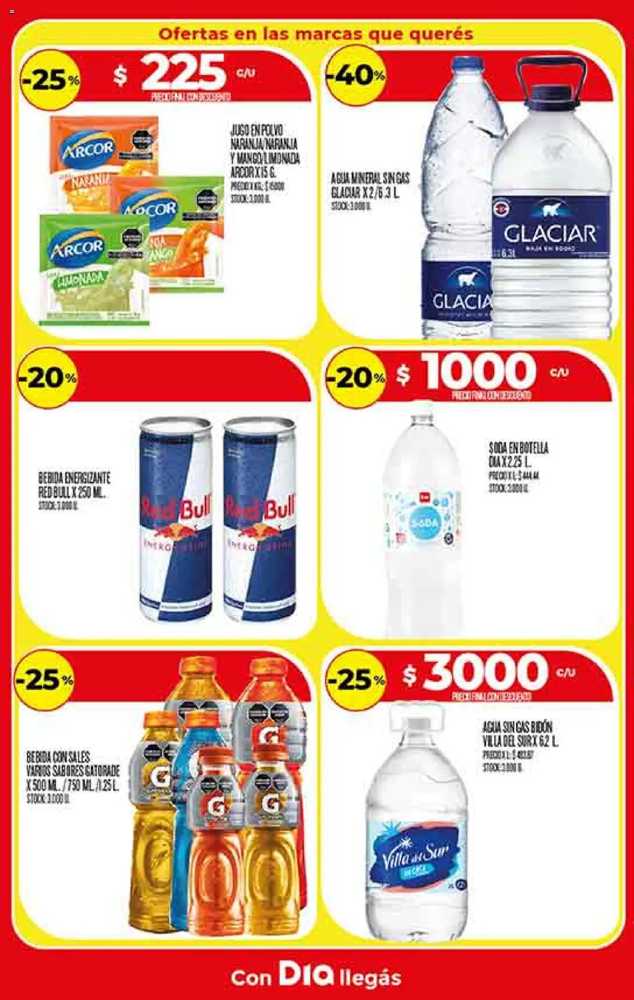 Supermercado DIA Ofertas │ válido desde el 06.08.2025 | Página: 17 | Productos: Botella, Soda, Sales, Jugo