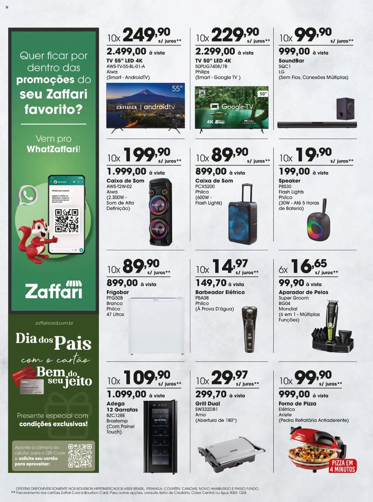 Zaffari Folheto - válido de 29.07.2025 | Página: 24 | Produtos: Barbeador, Aparador, Caixa, Aparador de pelos