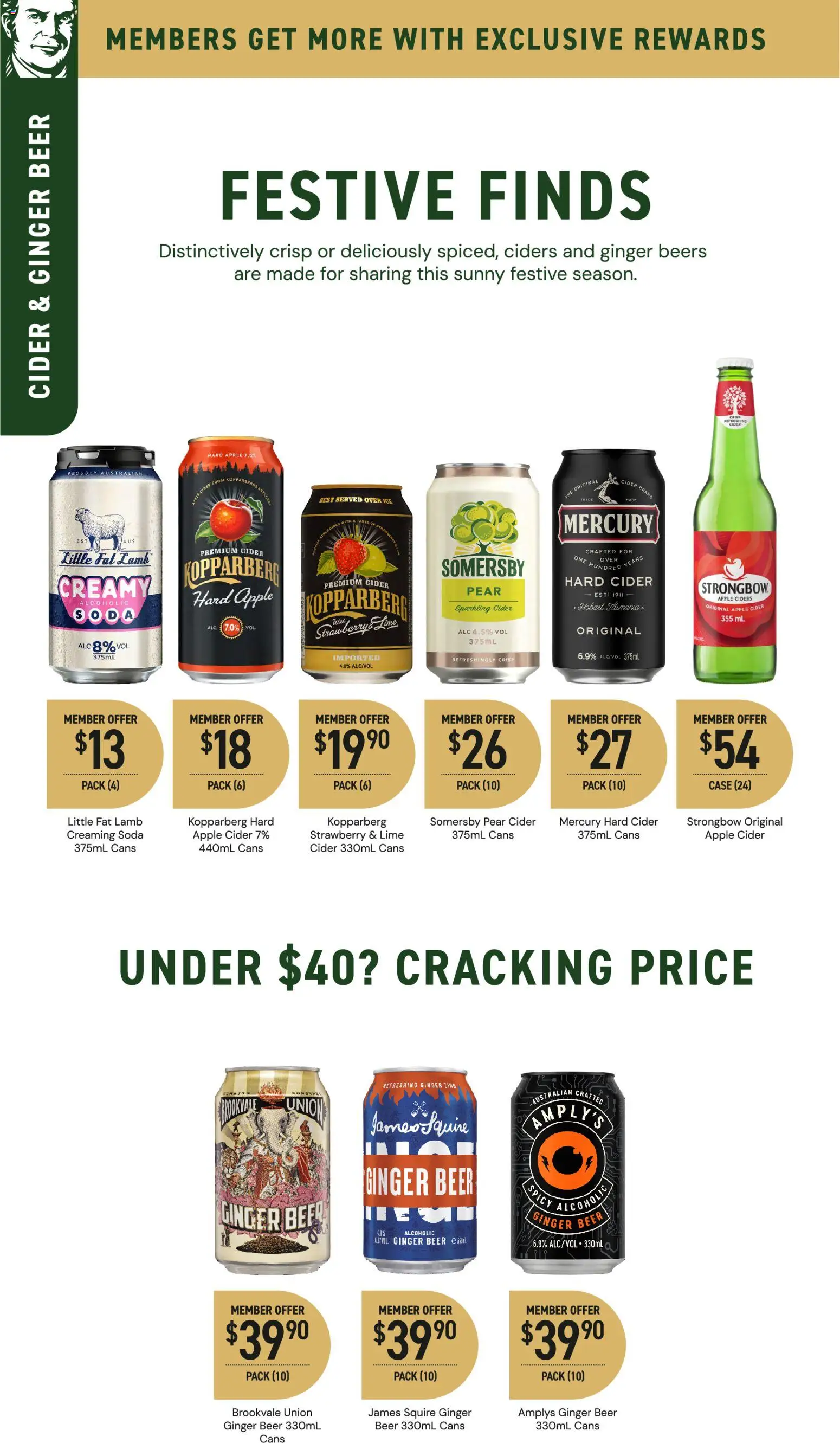 Dan Murphy's catalogue - valid from 06.11.2025 | Page: 32 | Products: Ginger, Beer, Pear, Case