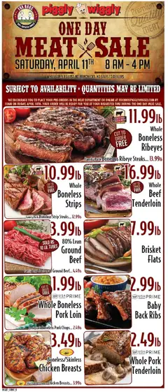 Preview of Piggly Wiggly weekly ads valid from 08.04.2026