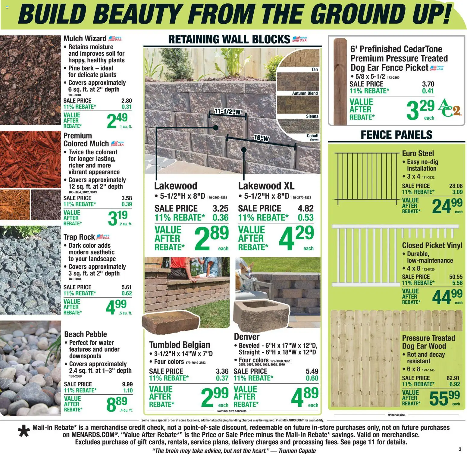 Menards Weekly Ad - valid from 04.03.2026 | Page: 3 | Products: Water