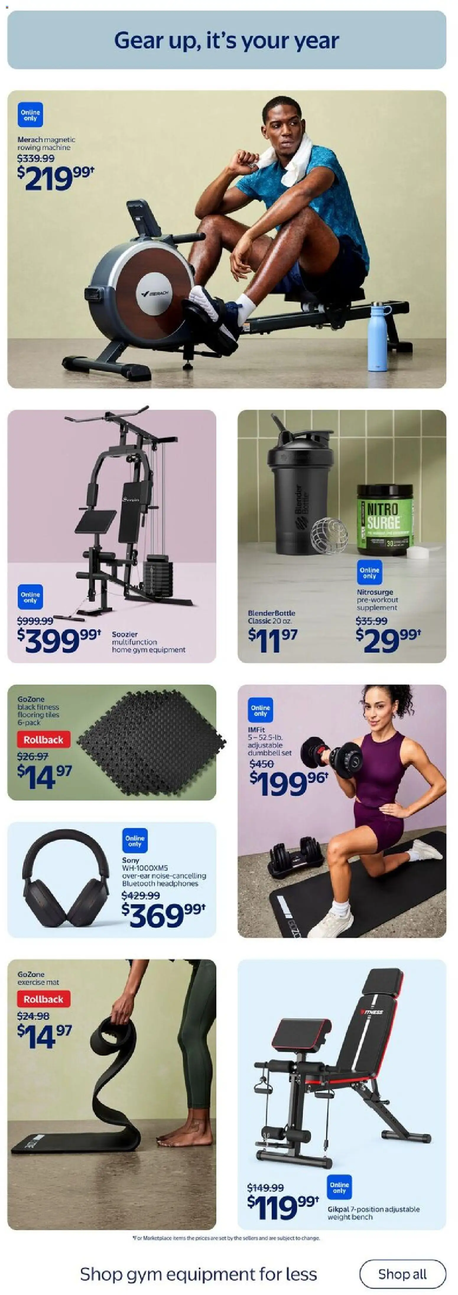Walmart flyer valid from 01.01.2026 | Page: 3 | Products: Headphones