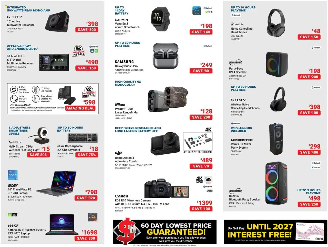 Visions flyer valid from 19.09.2025 | Page: 3 | Products: Smartphone, Keyboard, Speaker, Smartwatch