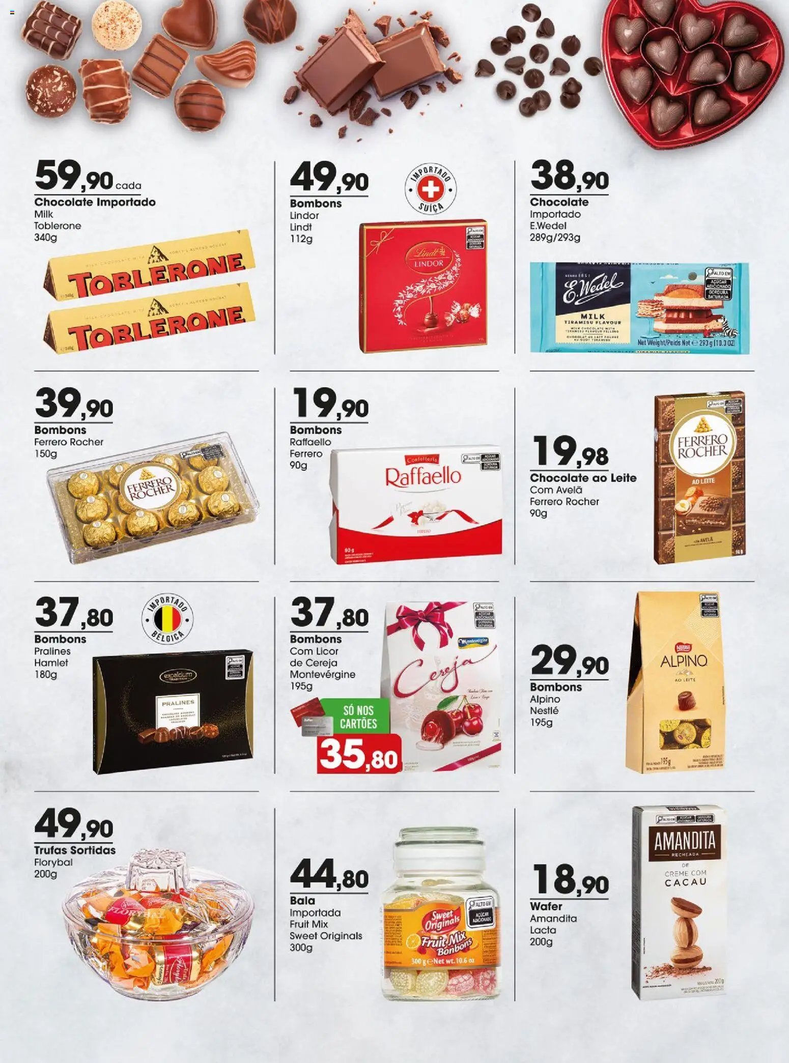 Zaffari Folheto - válido de 28.04.2026 | Página: 9 | Produtos: Cereja, Licor, Creme, Avelã