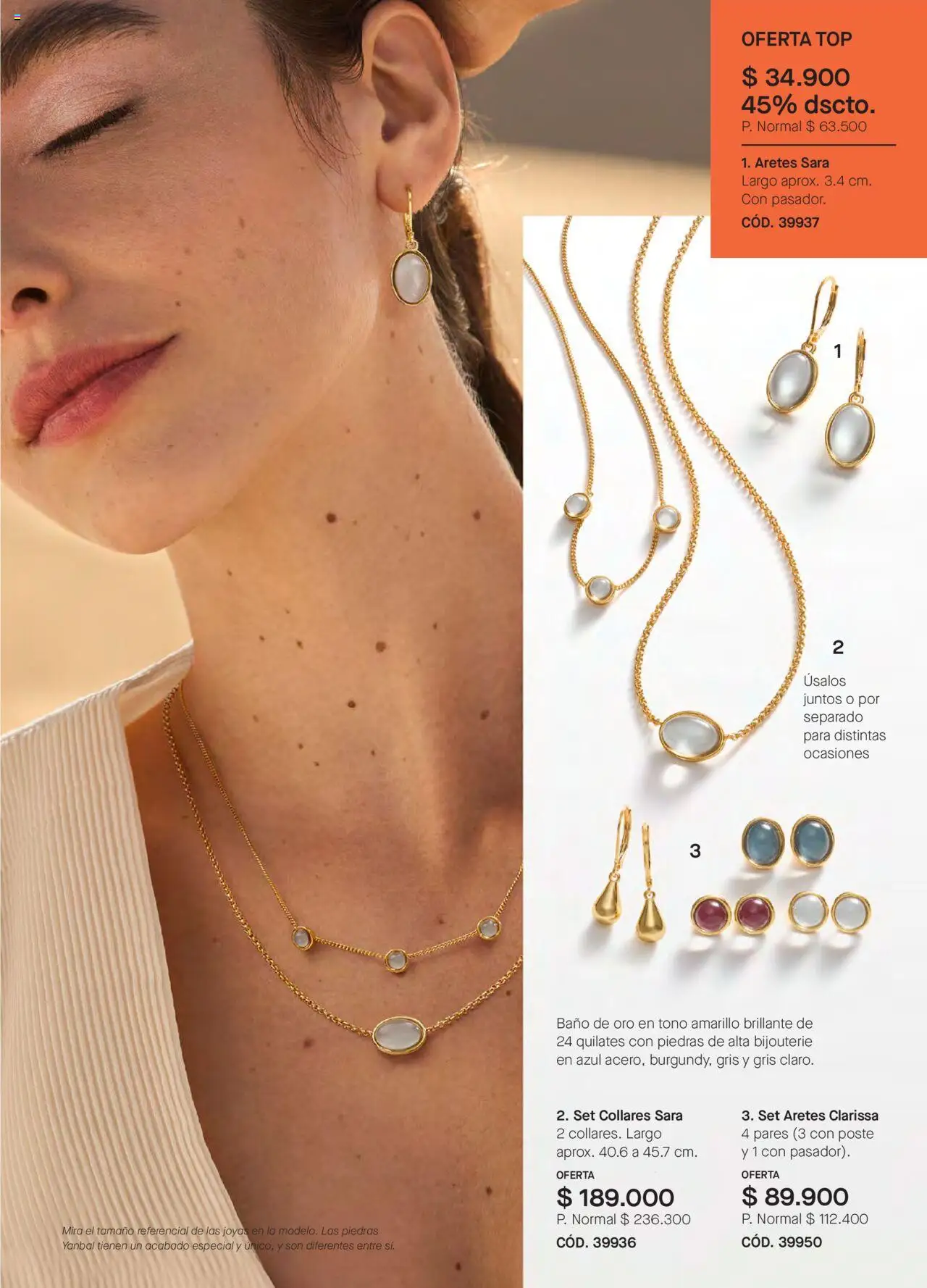 Yanbal revista - valida desde el 24.05.2025 | Página: 111 | Productos: Aretes, Baño, Top, Collares