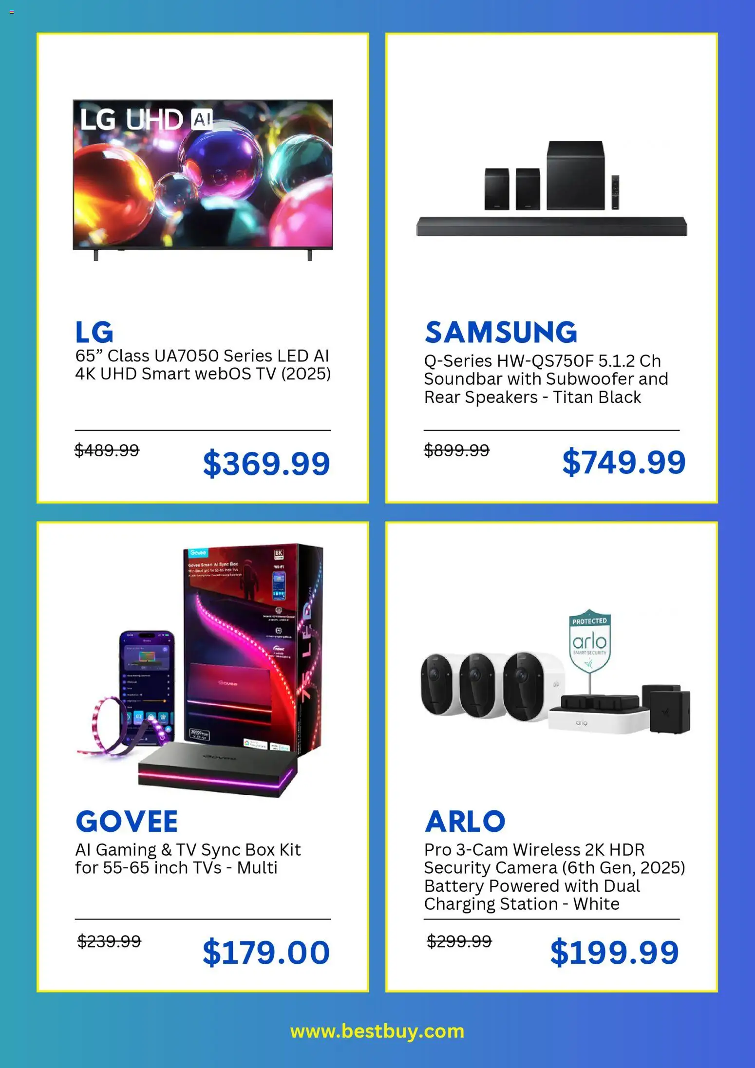 Best Buy Weekly Ad - valid from 27.10.2025 | Page: 3 | Products: Box, Subwoofer, Tv, Camera
