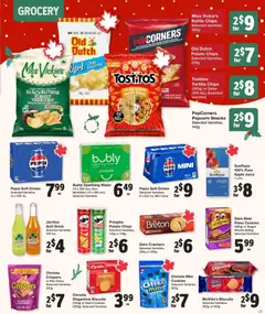 Preview of Quality Foods weekly flyer / circulaire from shop Quality Foods valid from 11.12.2025 | Page: 12 | Products: Sour cream, Cookies, Kettle, Juice