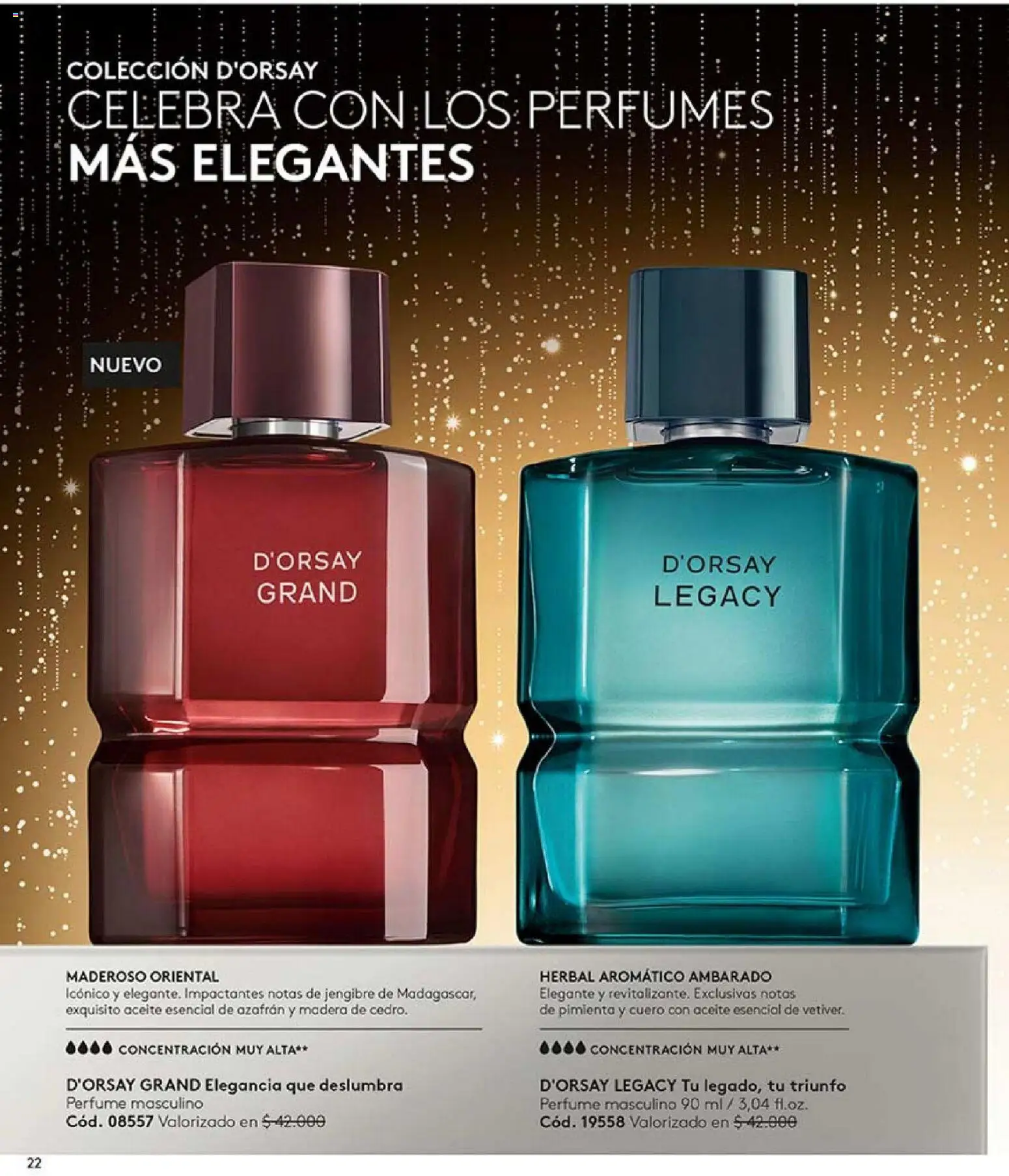 Catálogo Ésika Campaña 1 │ válido desde el 01.01.2026 | Página: 22 | Productos: Pimienta, Perfume, Jengibre, Aceite