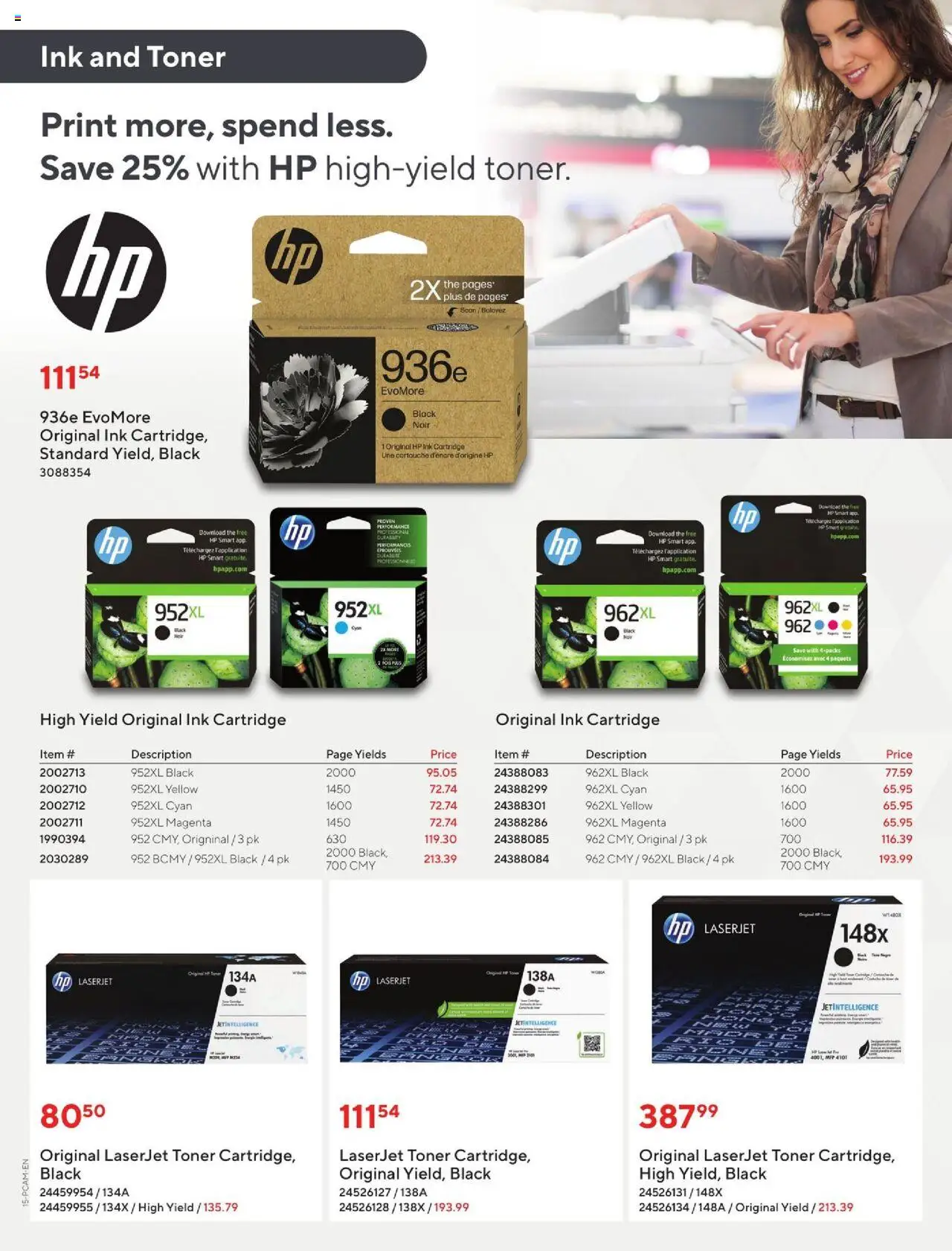 Staples flyer valid from 05.09.2025 | Page: 15 | Products: Toner