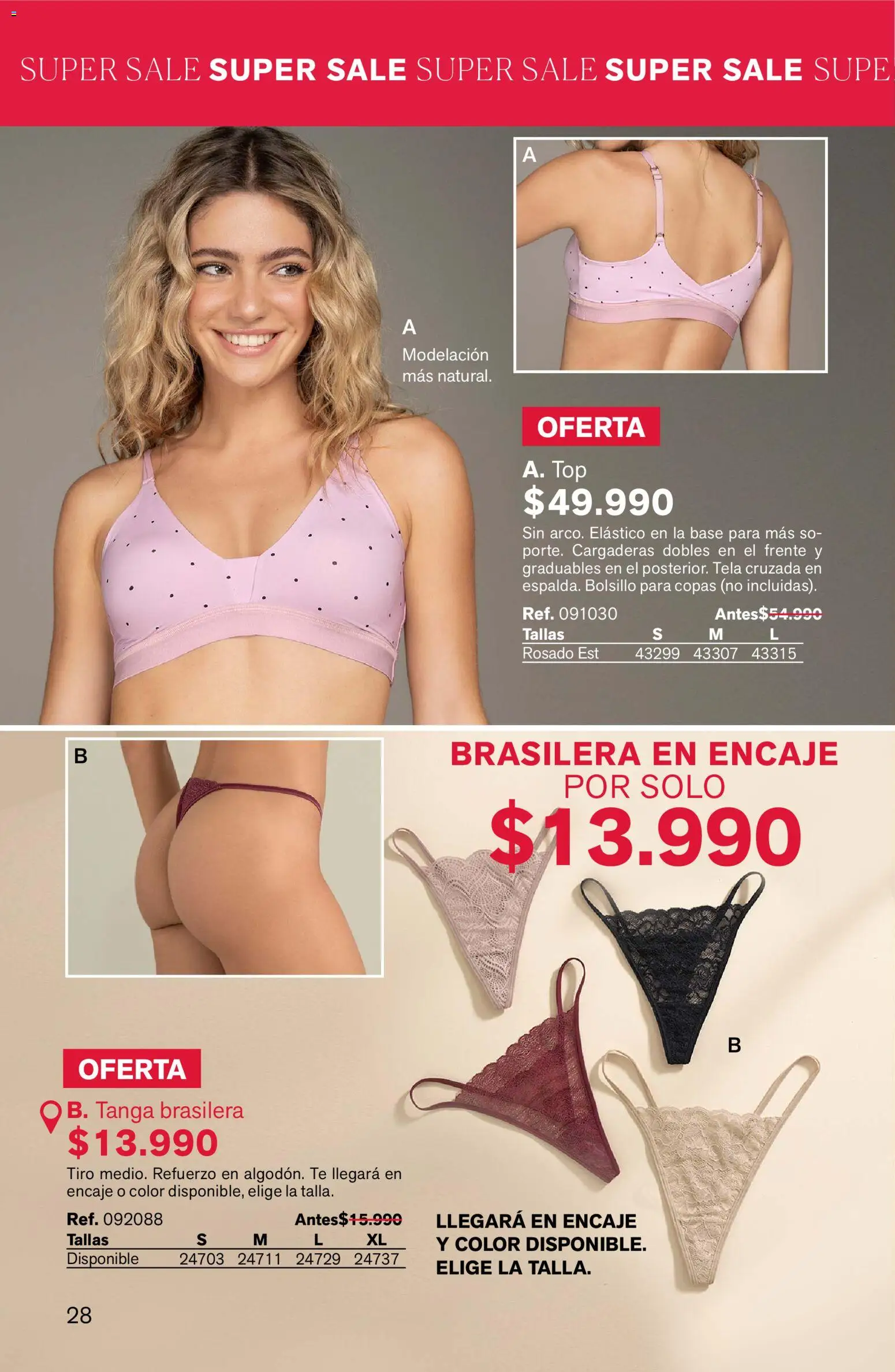 Leonisa revista - valida desde el 24.02.2026 | Página: 28 | Productos: Té, Top
