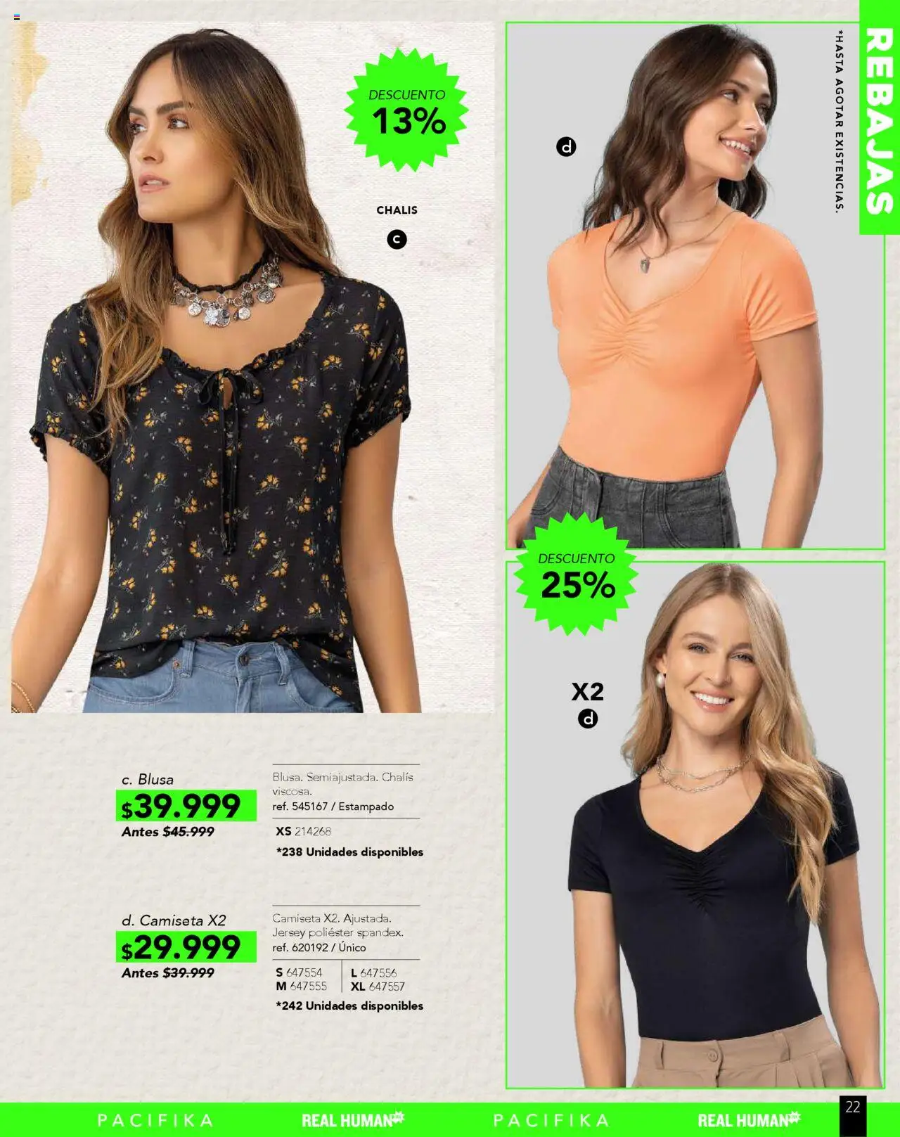 Pacifika revista - valida desde el 01.09.2025 | Página: 219 | Productos: Camiseta, Blusa