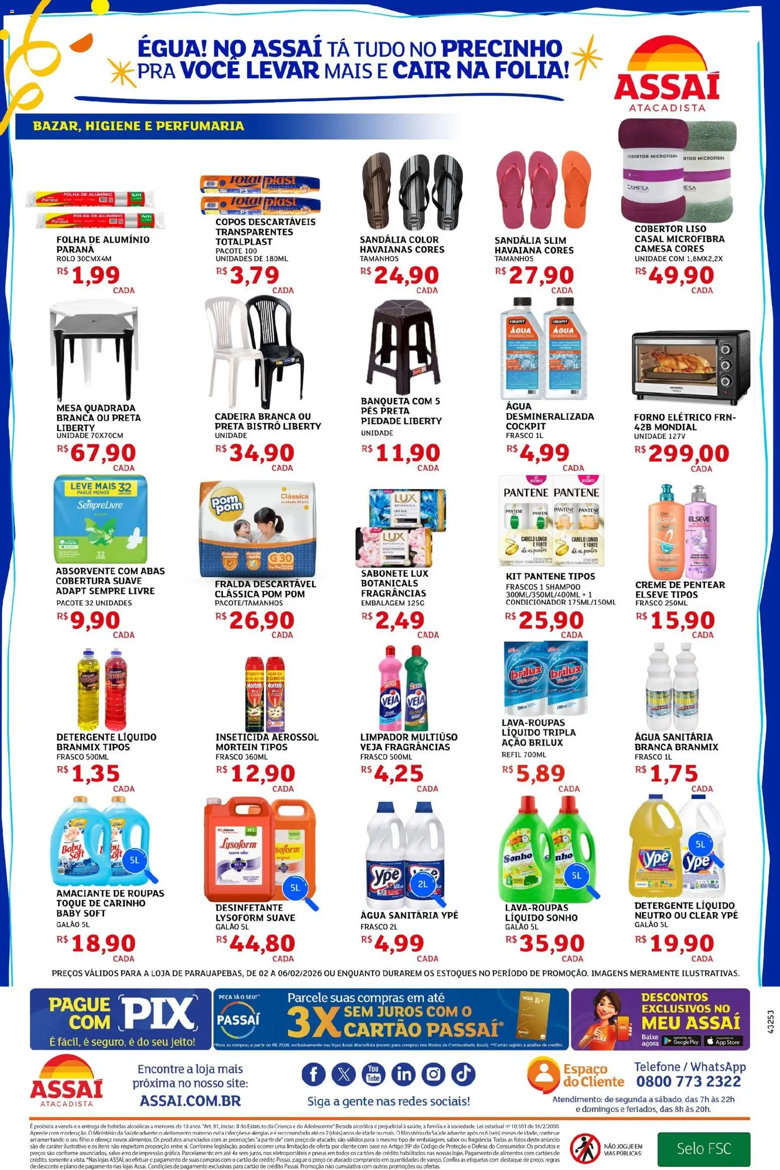 Assaí Atacadista Folheto - válido de 02.02.2026 | Página: 4