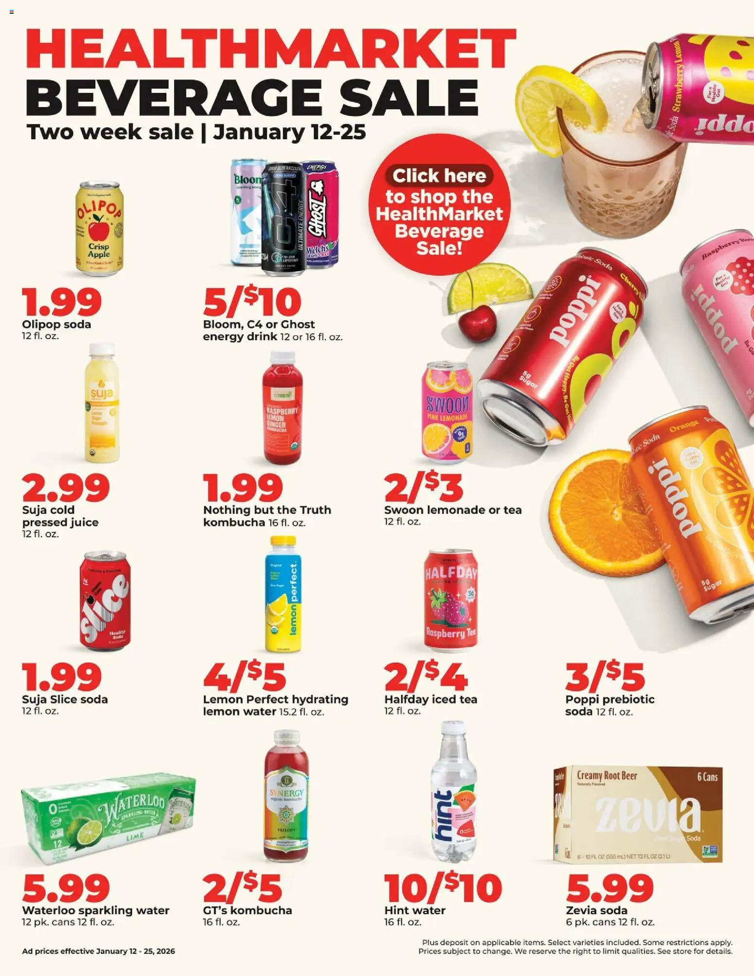 HyVee Weekly Ad - valid from 12.01.2026 | Page: 32 | Products: Ginger, Beer, Lemon, Lime