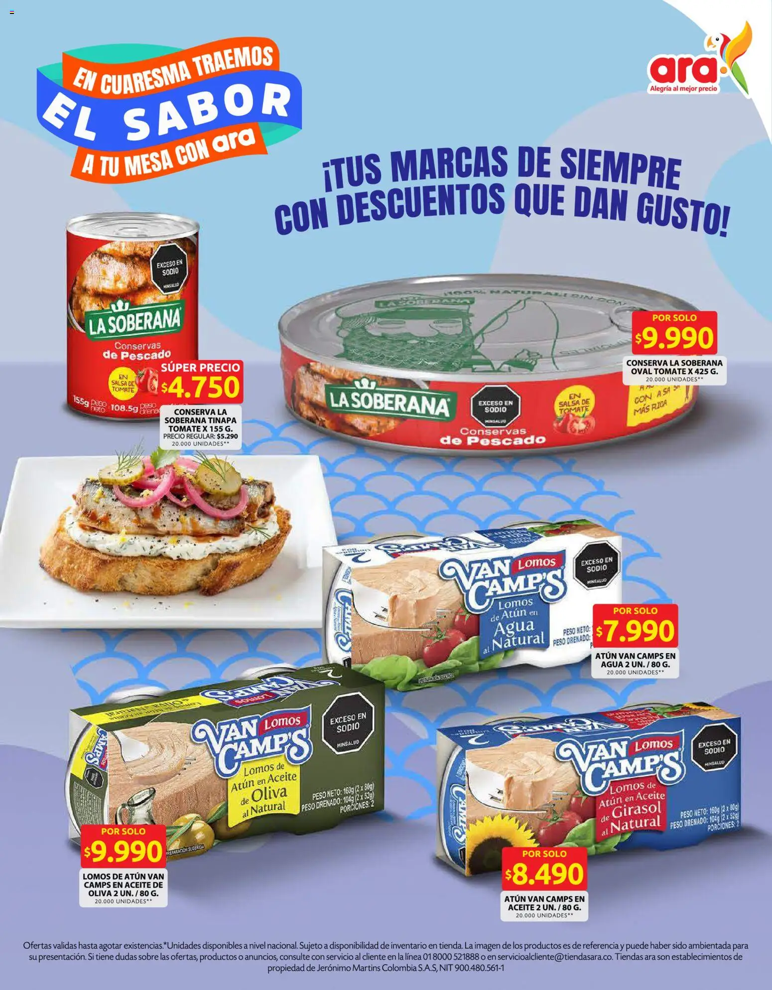 Ara revista - valida desde el 20.03.2026 | Página: 19 | Productos: Agua, Peso, Tomate, Aceite