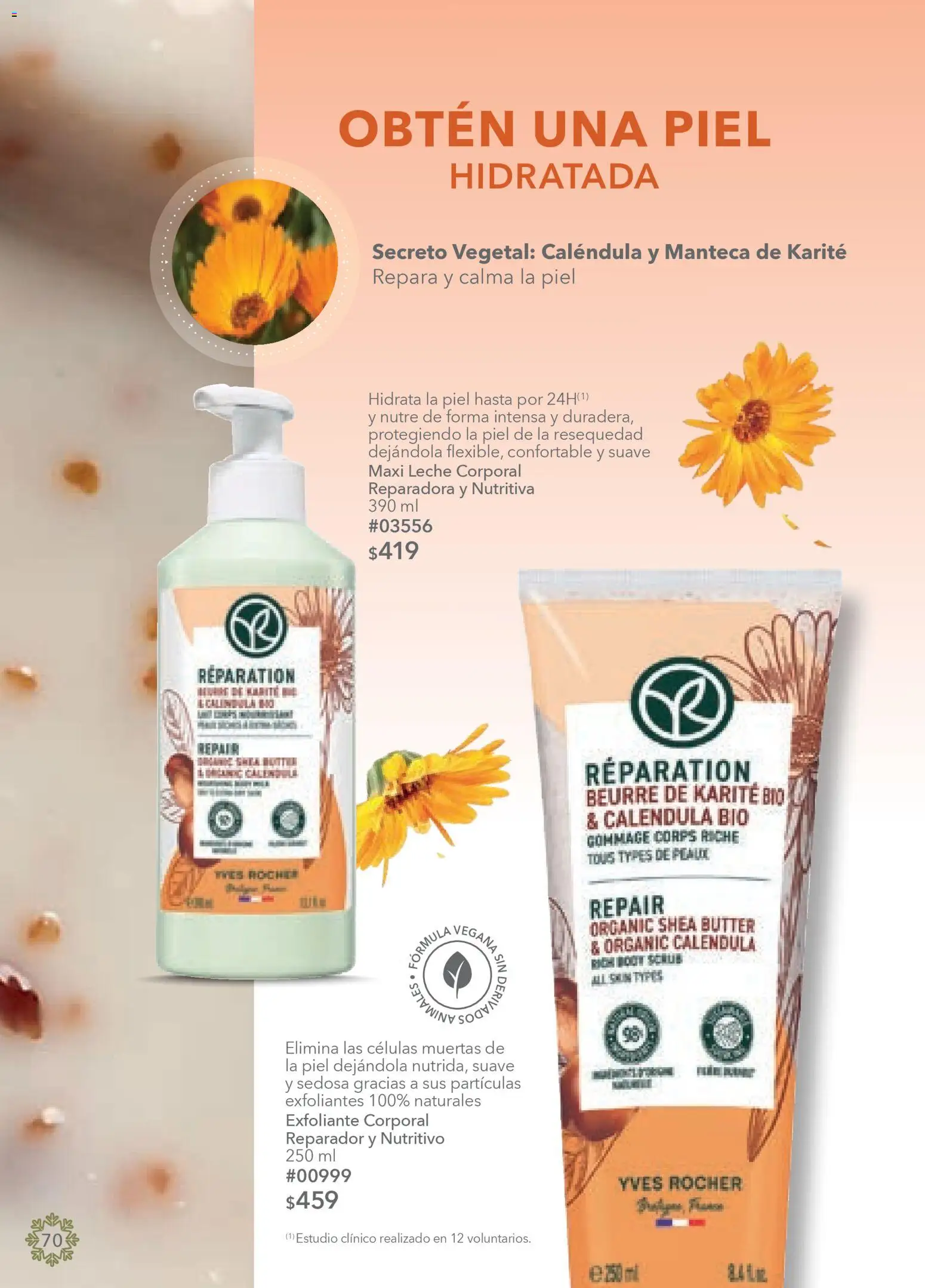 Nuevas ofertas de Yves Rocher válidas en toda la República Mexicana desde el 19.11.2025. ¡Encuentra las mejores ofertas en Yves Rocher campaña 16 2025! | Página: 72 | Productos: Exfoliante corporal, Leche