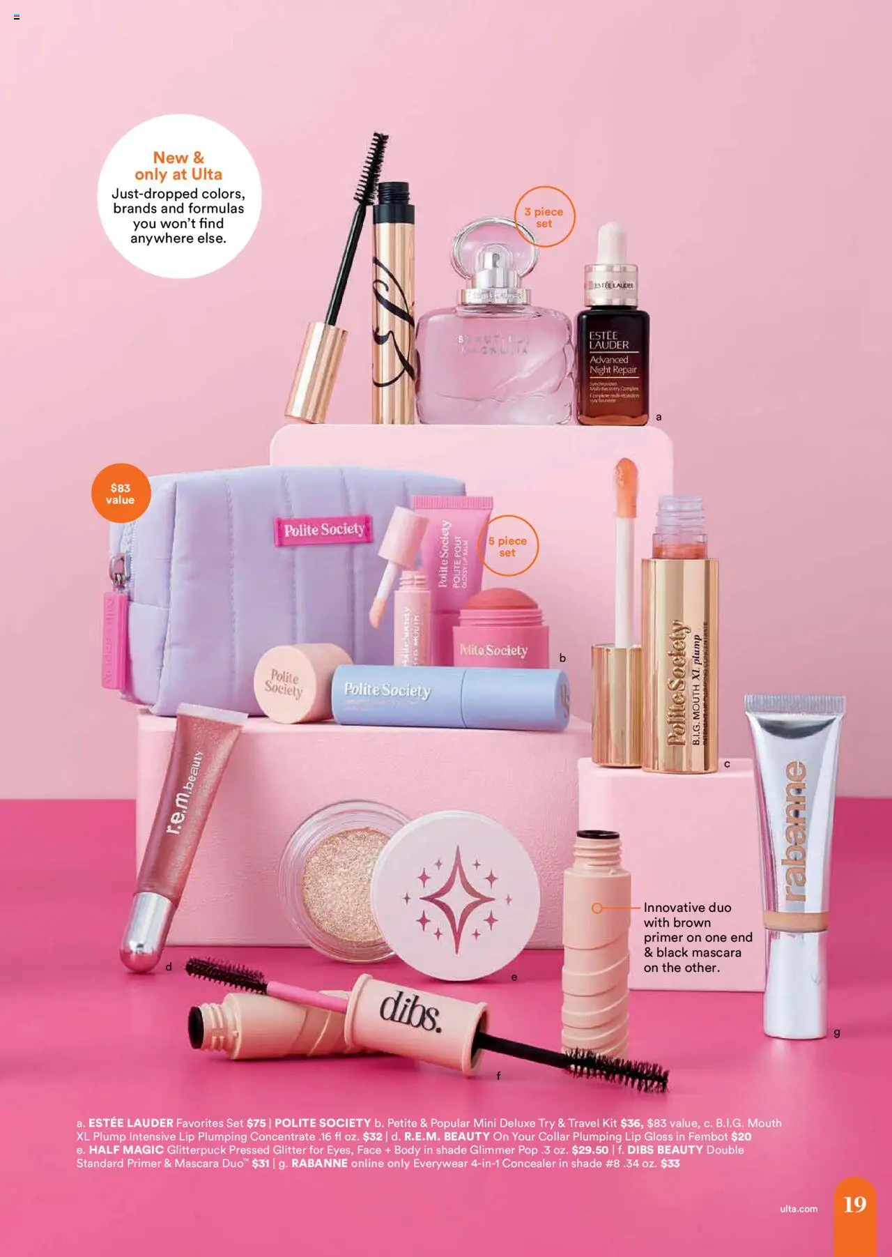 Ulta Beauty Weekly Ad - valid from 03.08.2025 | Page: 19 | Products: Concealer, Mascara, Lip gloss