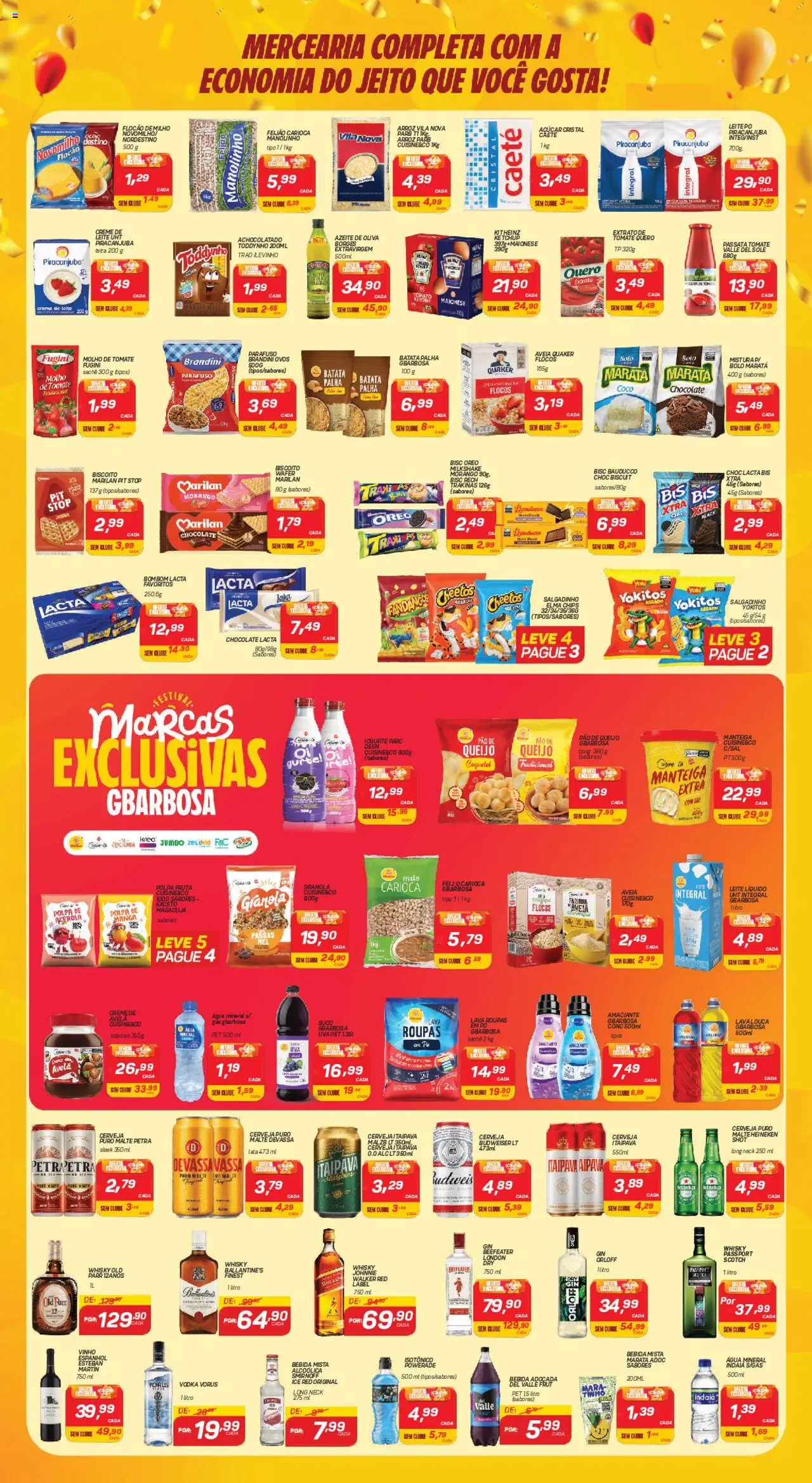 Gbarbosa Folheto - válido de 11.08.2025 | Página: 2 | Produtos: Queijo, Bolo, Vodka, Creme de leite
