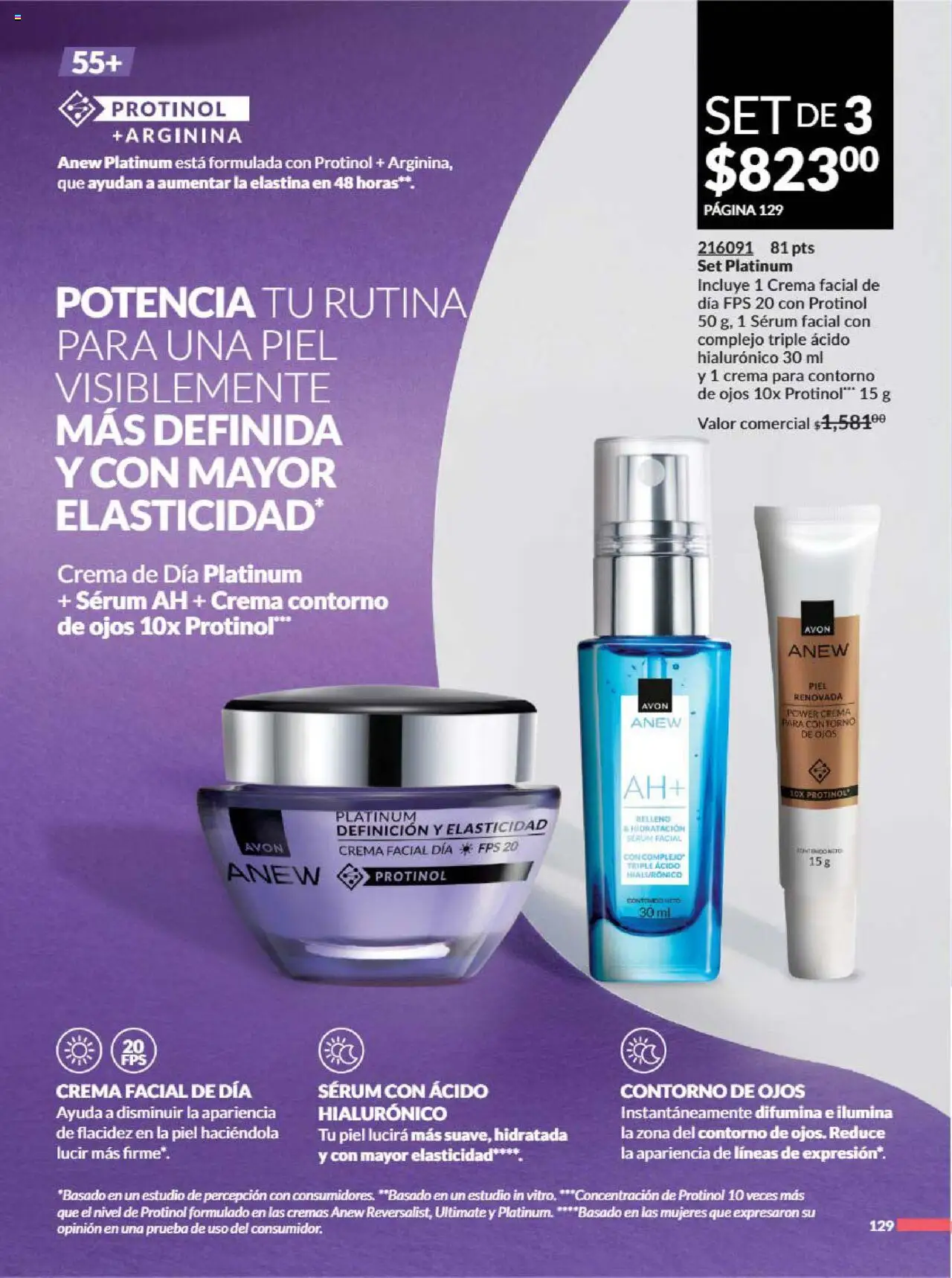 Nuevas ofertas de AVON válidas en toda la República Mexicana desde el 09.08.2025. ¡Encuentra las mejores ofertas en AVON - Campaña 13 2025! | Página: 138 | Productos: Contorno de ojos, Serum, Crema, Contorno