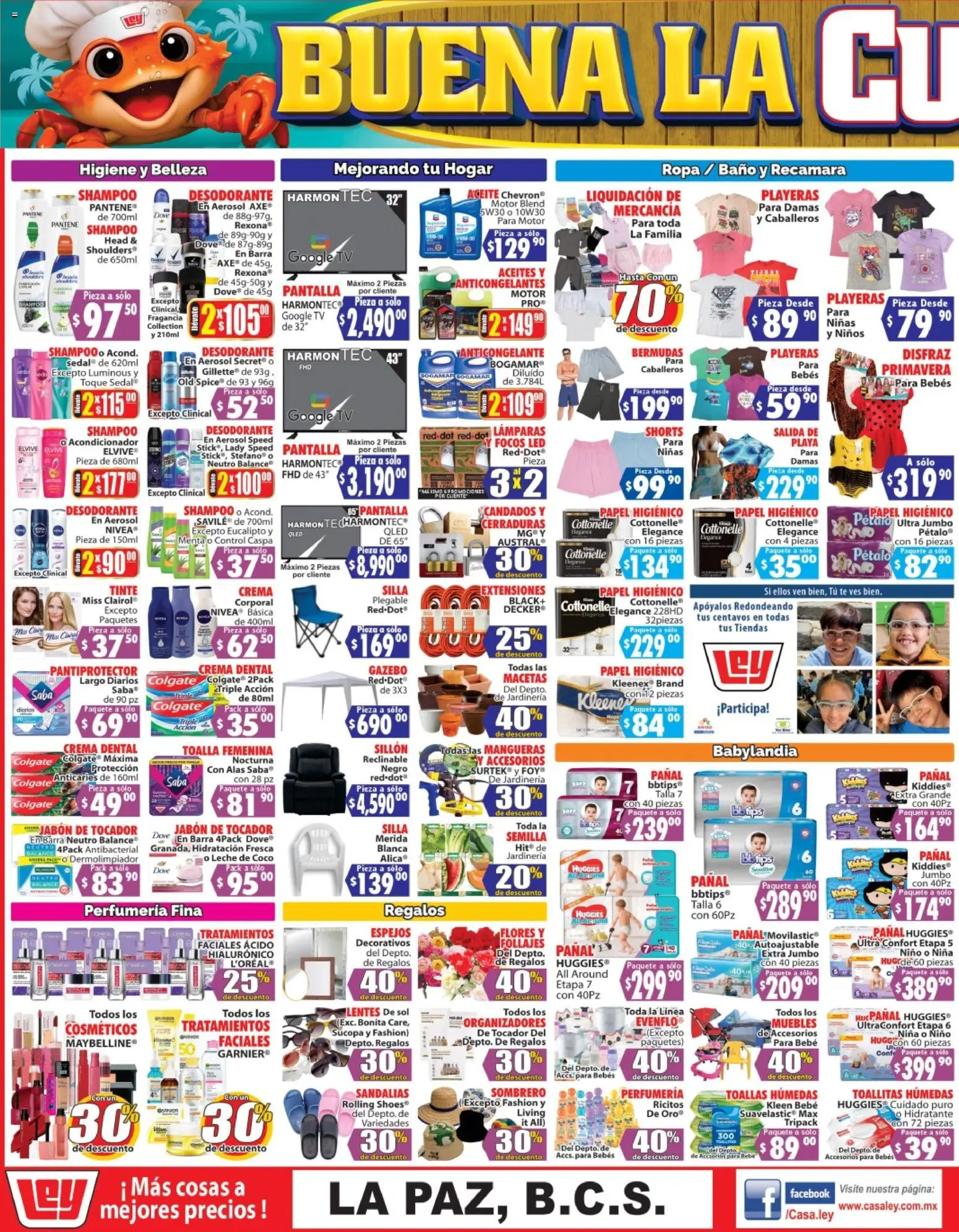 Nuevas ofertas de Casa Ley válidas en toda la República Mexicana desde el 10.03.2026. ¡Encuentra las mejores ofertas en Casa Ley folleto Autoservicio! | Página: 3 | Productos: Lentes, Aceite, Toalla, Té