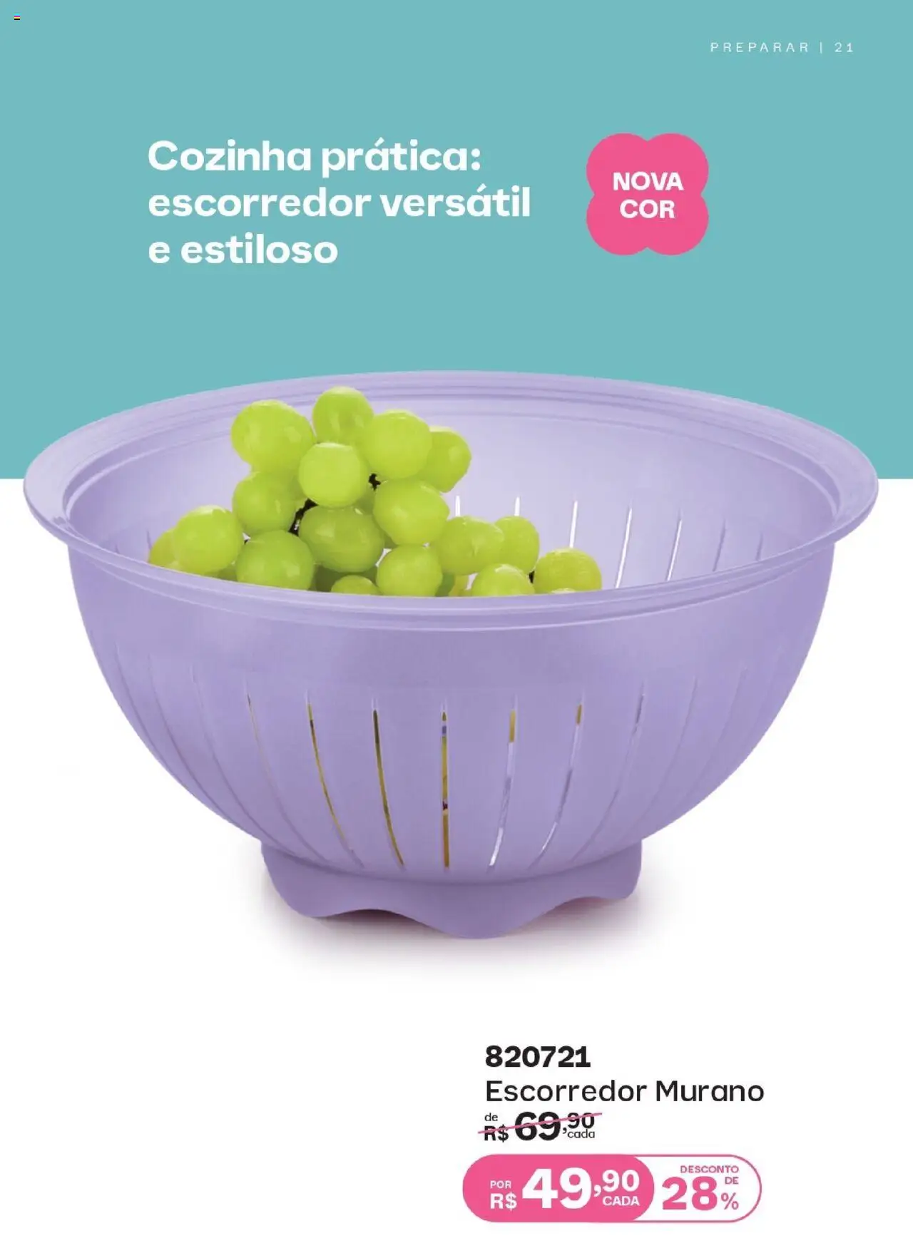 Tupperware Folheto - válido de 01.09.2025 | Página: 21 | Produtos: Escorredor