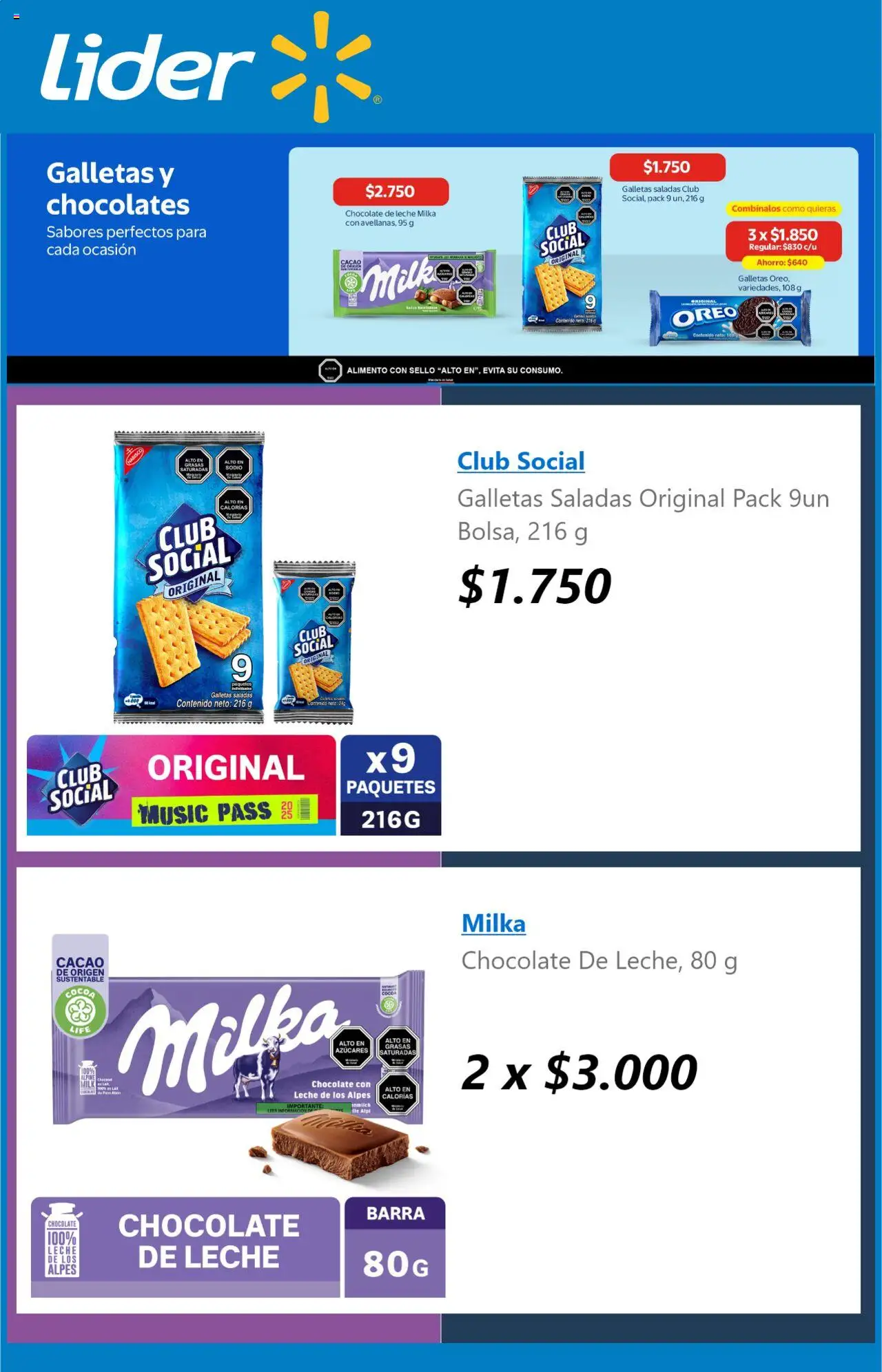 Lider ofertas  │ válido desde el 30.07.2025 | Página: 4 | Productos: Cacao, Leche, Chocolate, Galletas