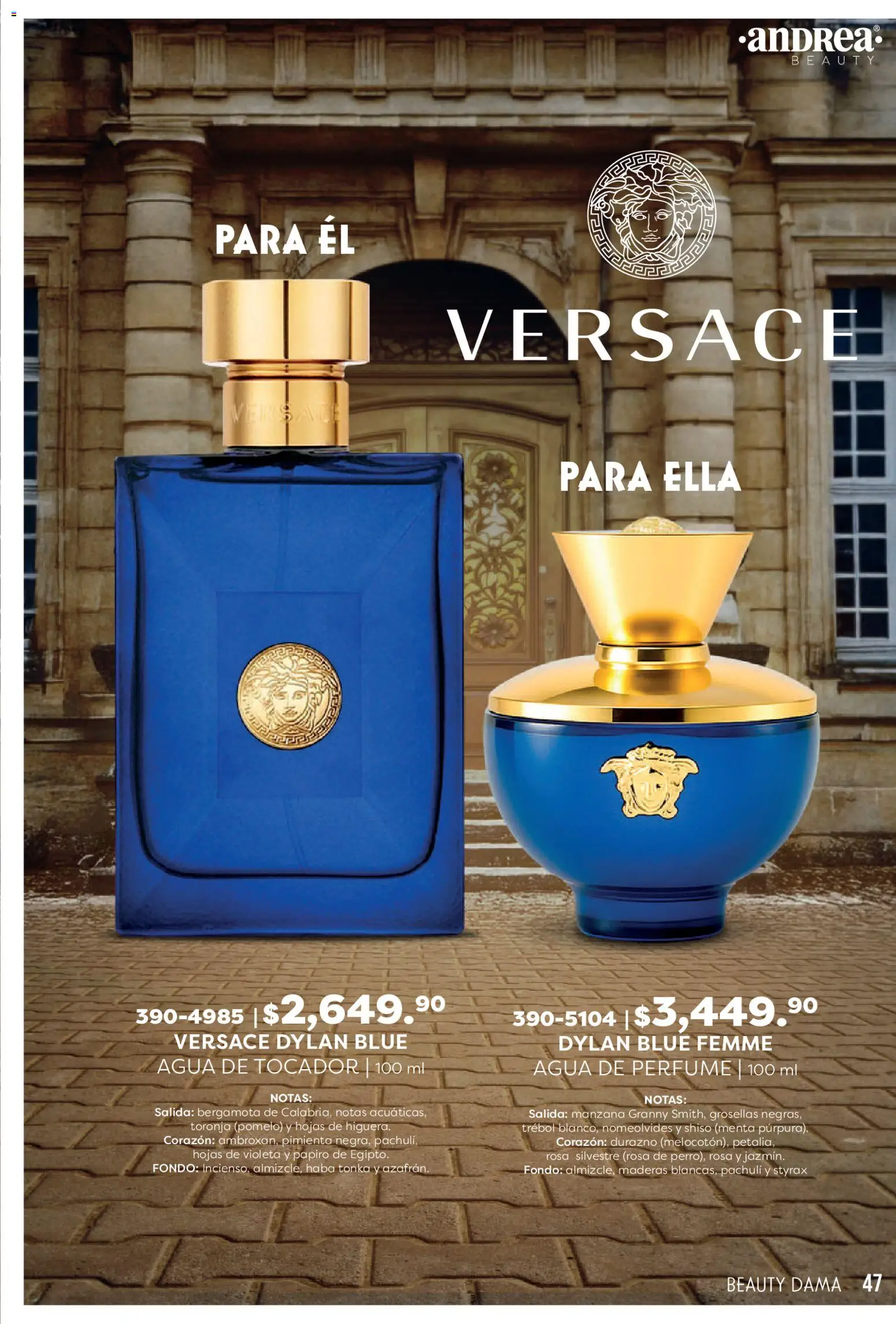 Nuevas ofertas de Andrea válidas en toda la República Mexicana desde el 22.03.2026. ¡Encuentra las mejores ofertas en Andrea catálogo Lo más top! | Página: 47 | Productos: Durazno, Manzana, Toronja, Perfume