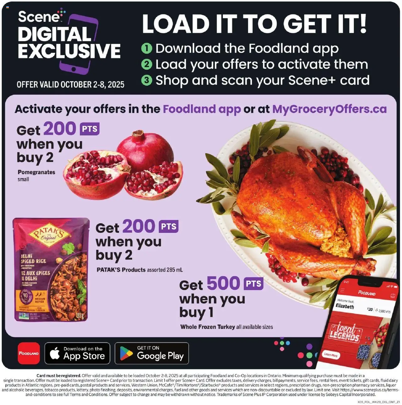 Foodland flyer valid from 02.10.2025 | Page: 8 | Products: Turkey