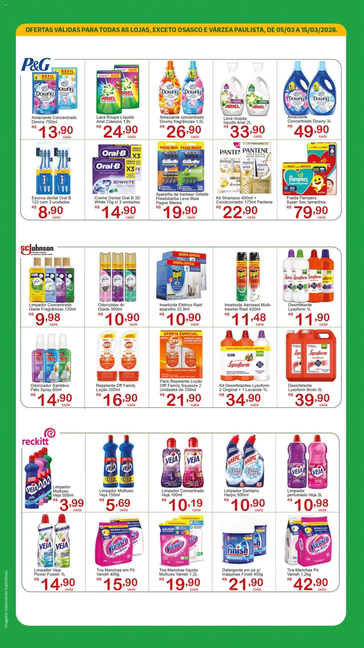 GIGA Atacado Folheto - válido de 05.03.2026 | Página: 2 | Produtos: Pampers, Ariel, Cloro, Creme dental