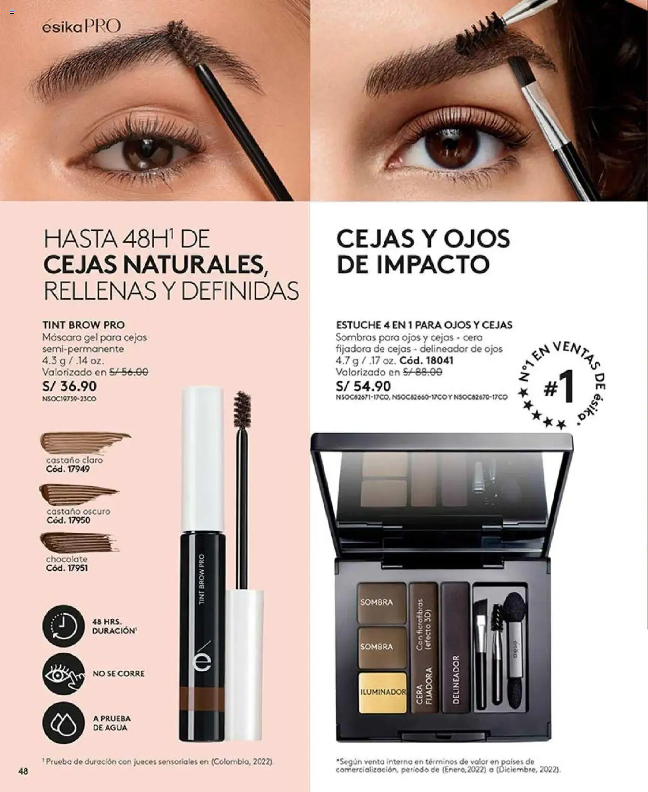 Catálogo Ésika válido desde 23.06.2025 | Página: 48 | Productos: Máscara, Delineador de ojos, Delineador, Chocolate