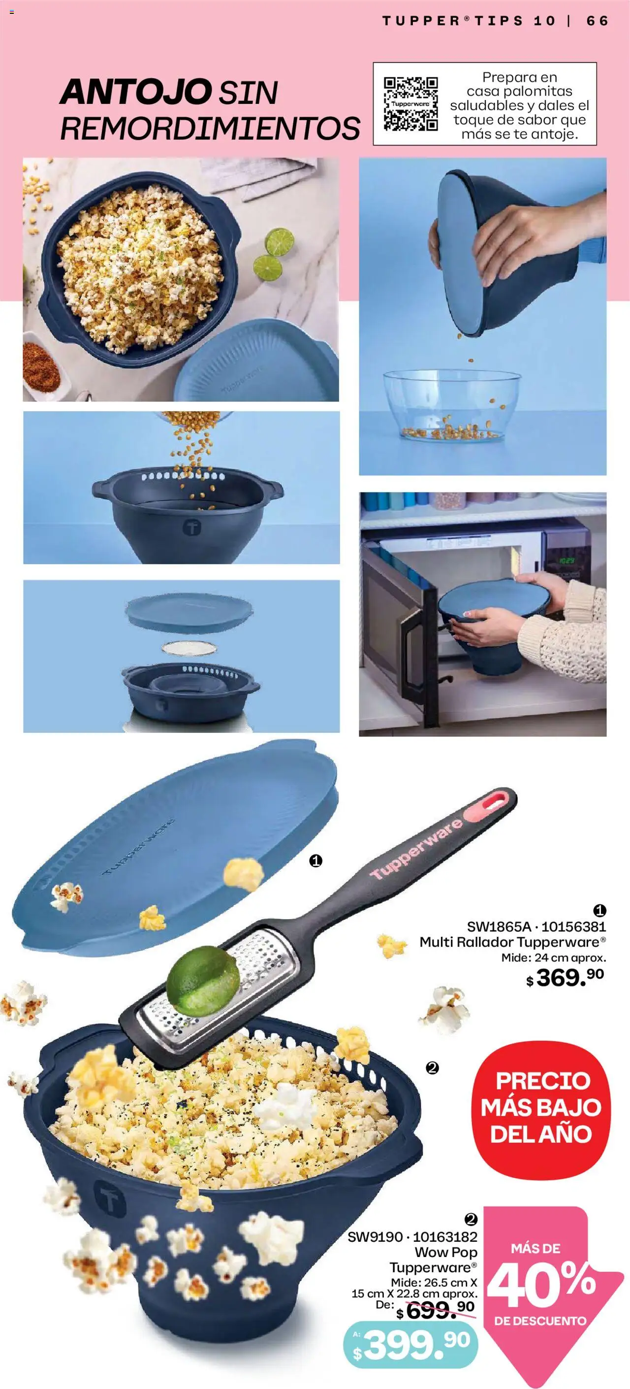 Nuevas ofertas de Tupperware válidas en toda la República Mexicana desde el 08.09.2025. ¡Encuentra las mejores ofertas en Tupperware - Catálogo! | Página: 66 | Productos: Tupper, Té