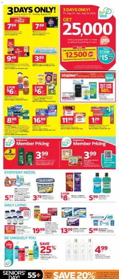 Preview of Rexall weekly flyer / circulaire from shop Rexall valid from 22.08.2025