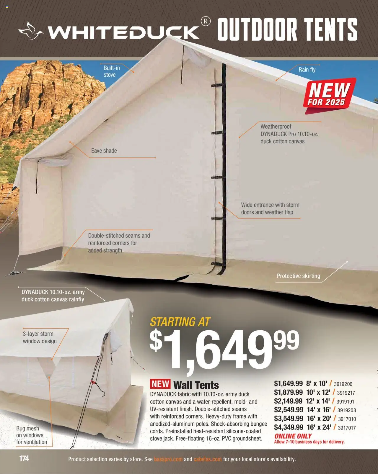 Cabela's Hunting Master 25 - valid from 11.08.2025 | Page: 174 | Products: Canvas, Stove