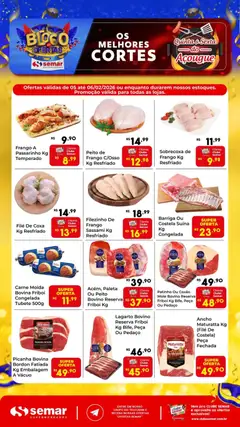 Semar Supermercado - Ofertas do Açougue - Pré-Visualização do folheto da loja Semar Supermercado, válido de 05.02.2026