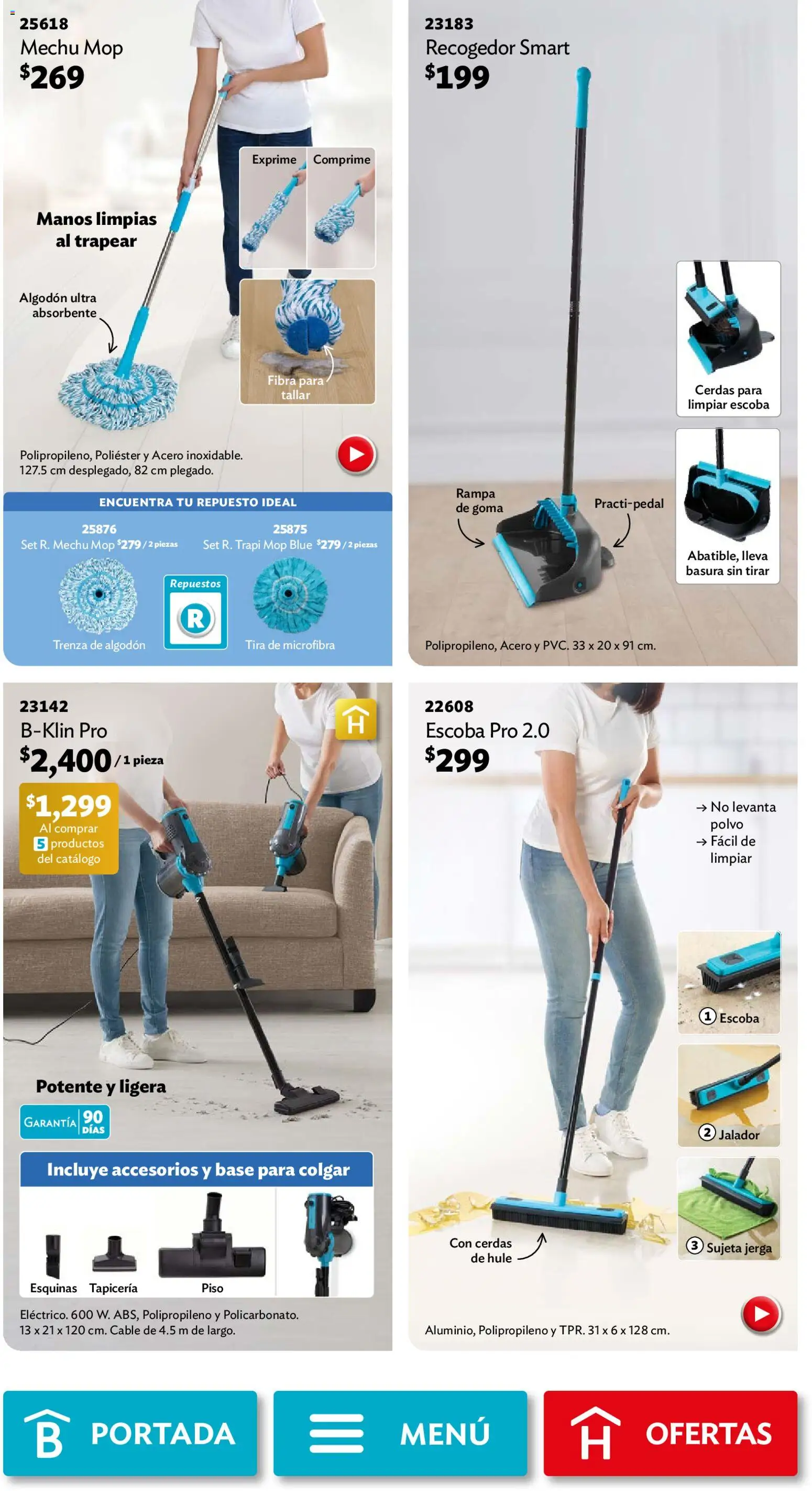 Nuevas ofertas de Betterware válidas en toda la República Mexicana desde el 04.05.2026. ¡Encuentra las mejores ofertas en Betterware campaña 5 2026! | Página: 99 | Productos: Escoba, Cable, Algodón, Polvo